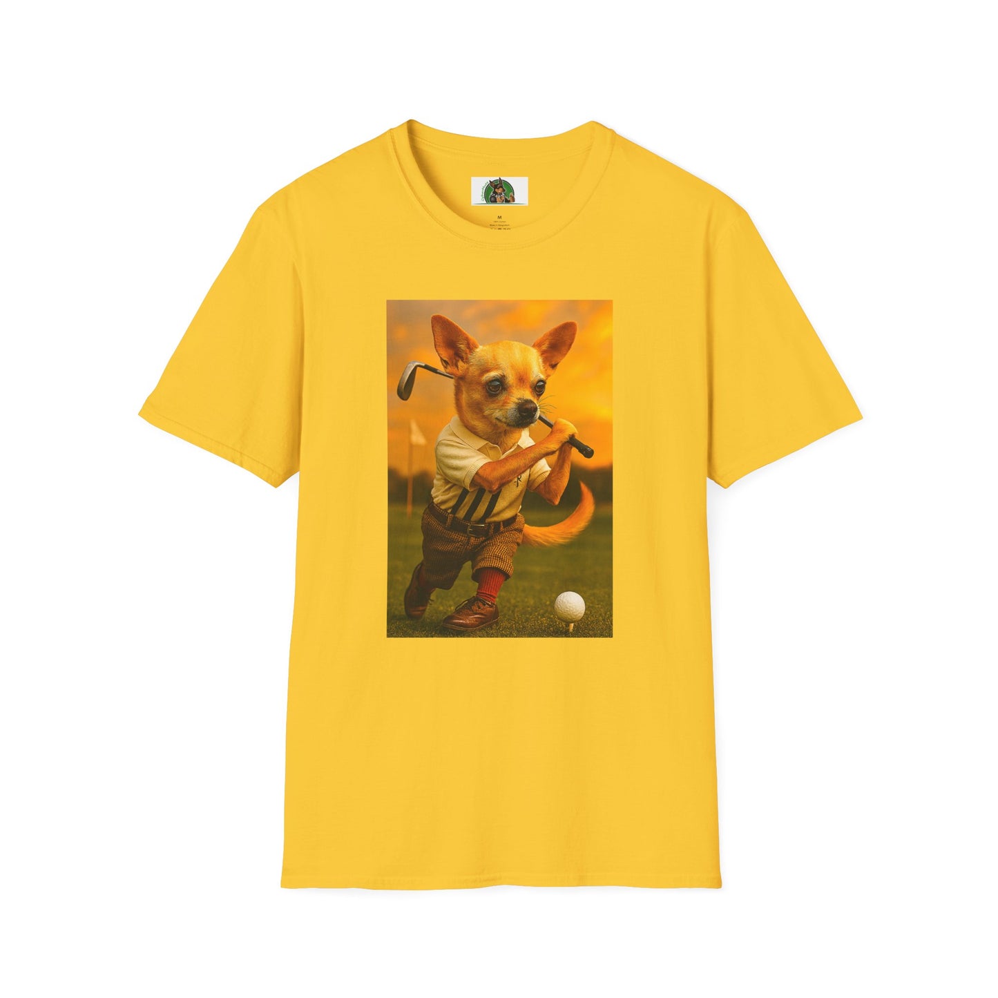 Chihuahua Golf T-Shirt Sports T-Shirt Printify Daisy S