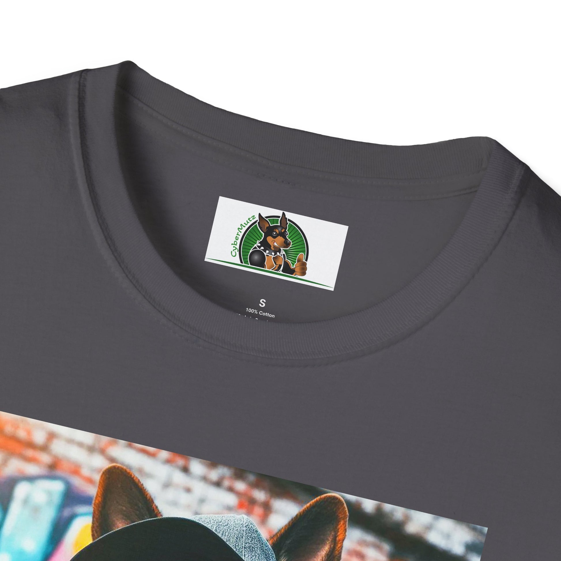 German Shepherd gangster shirt T-Shirt Printify