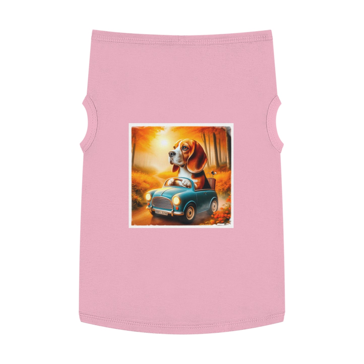 Pet Tank Top Wacky Beagle Pets Printify XL Pink 