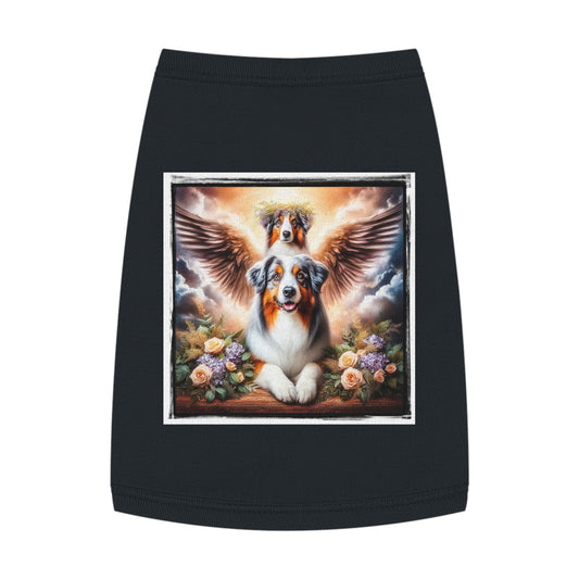 Pet Tank Top Australian Shepherd Pets Printify M Black 