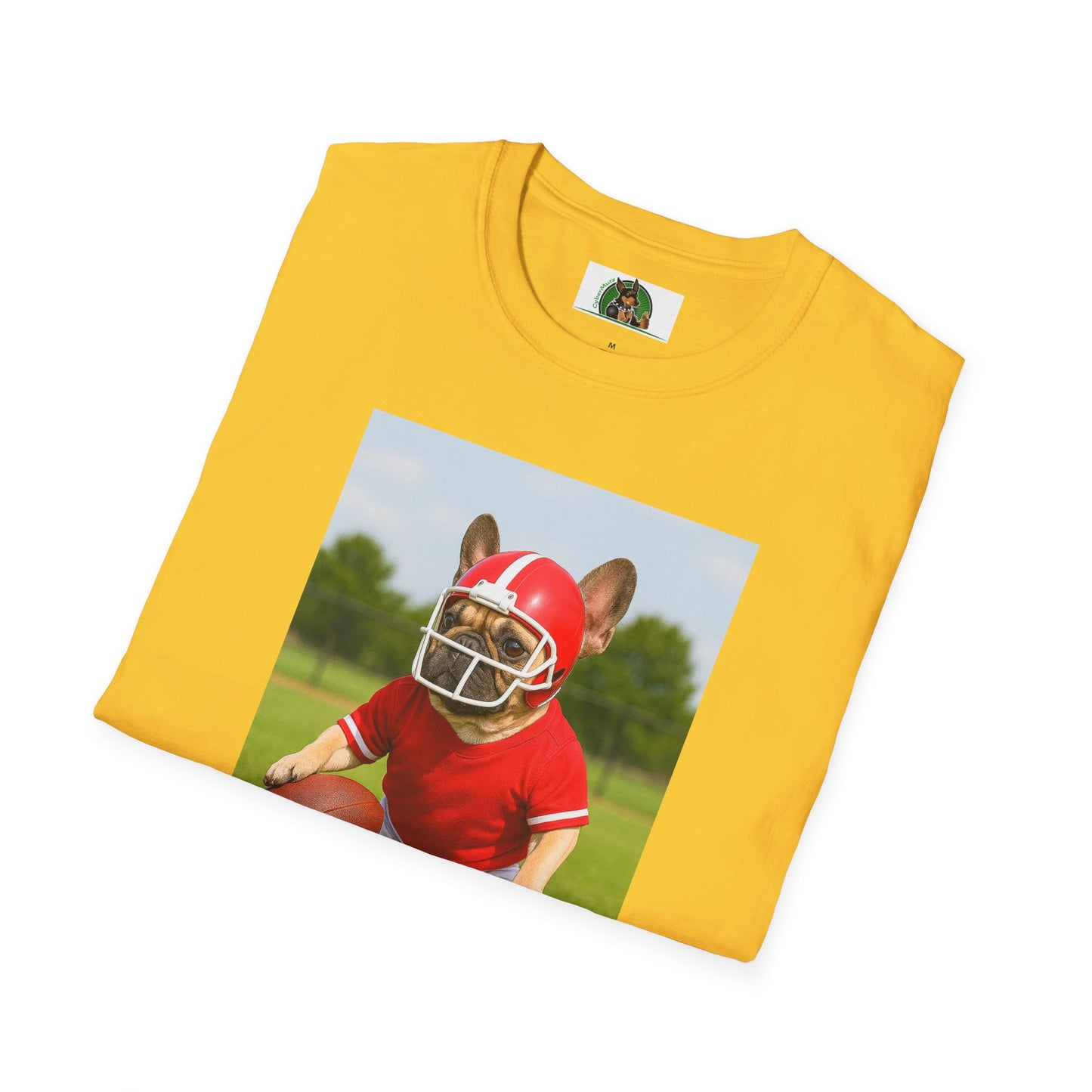 Sports Football French Bulldog T-Shirt