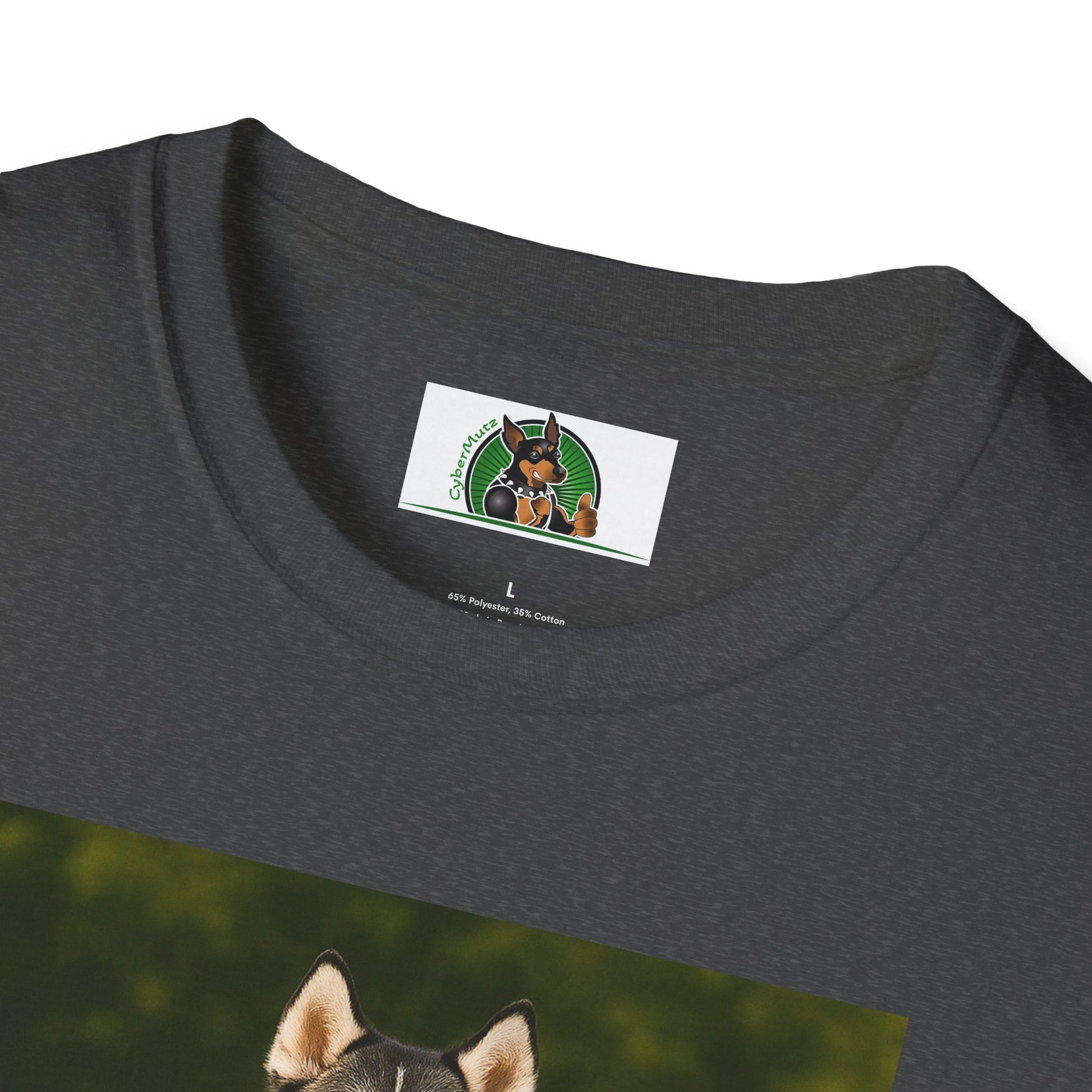 Husky Baseball T-Shirt — Sports Dog Tee T-Shirt Printify