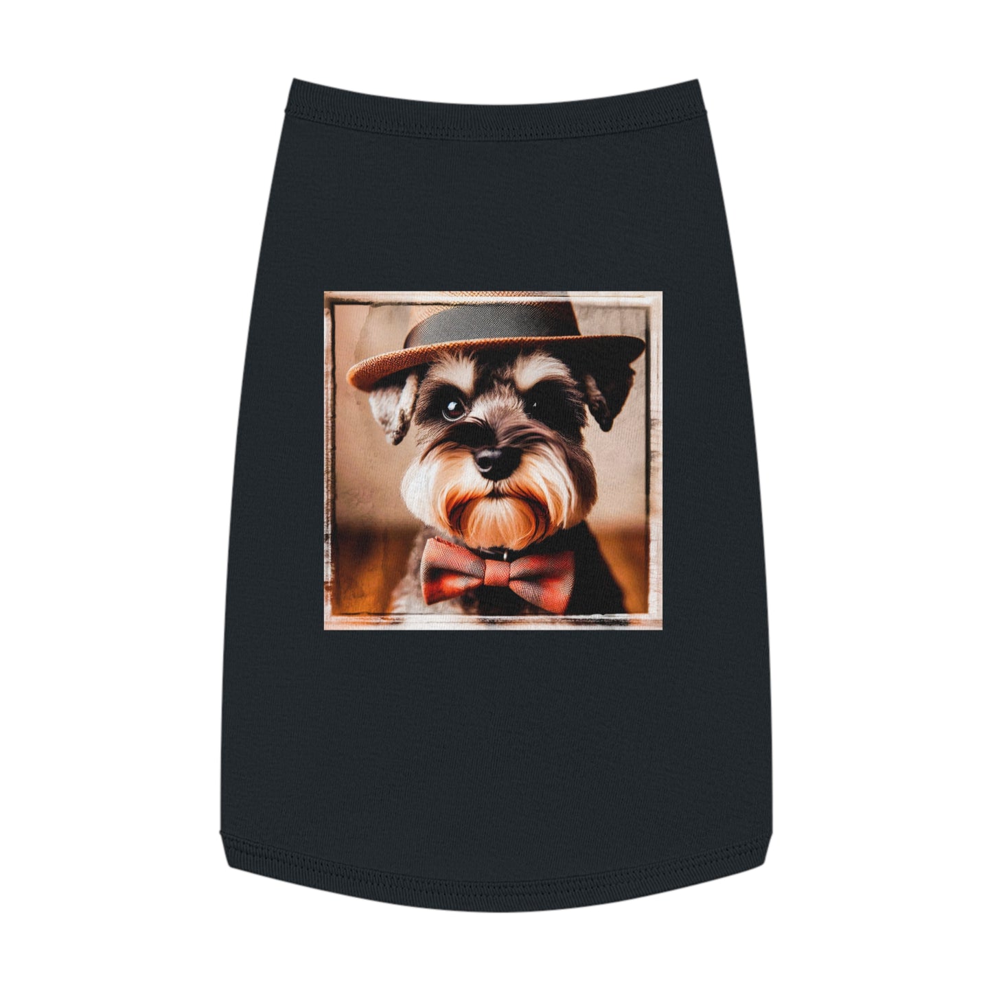 Pet Tank Top Miniature Schnauzer Pets Printify L Black 