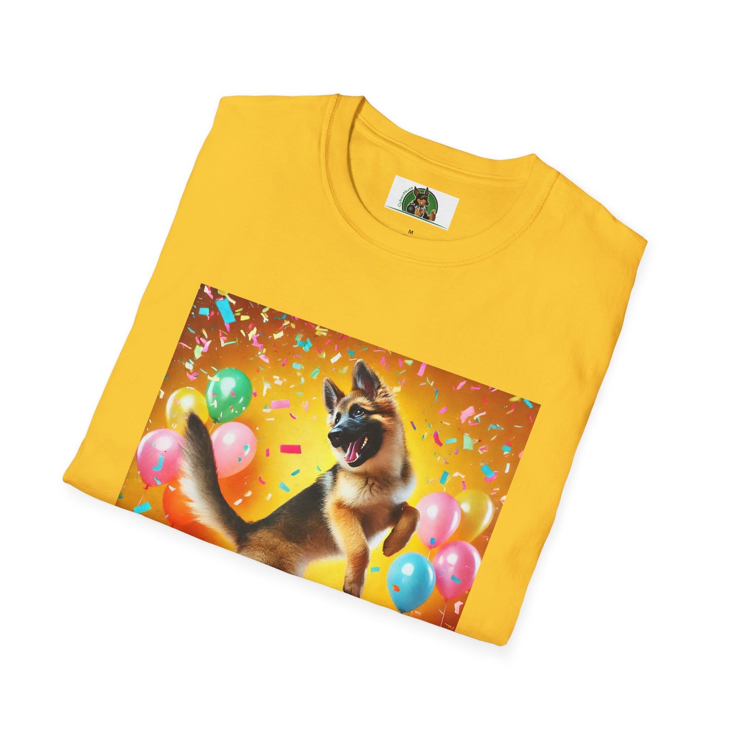 German Shepherd T-Shirt - Dancing Dog Design