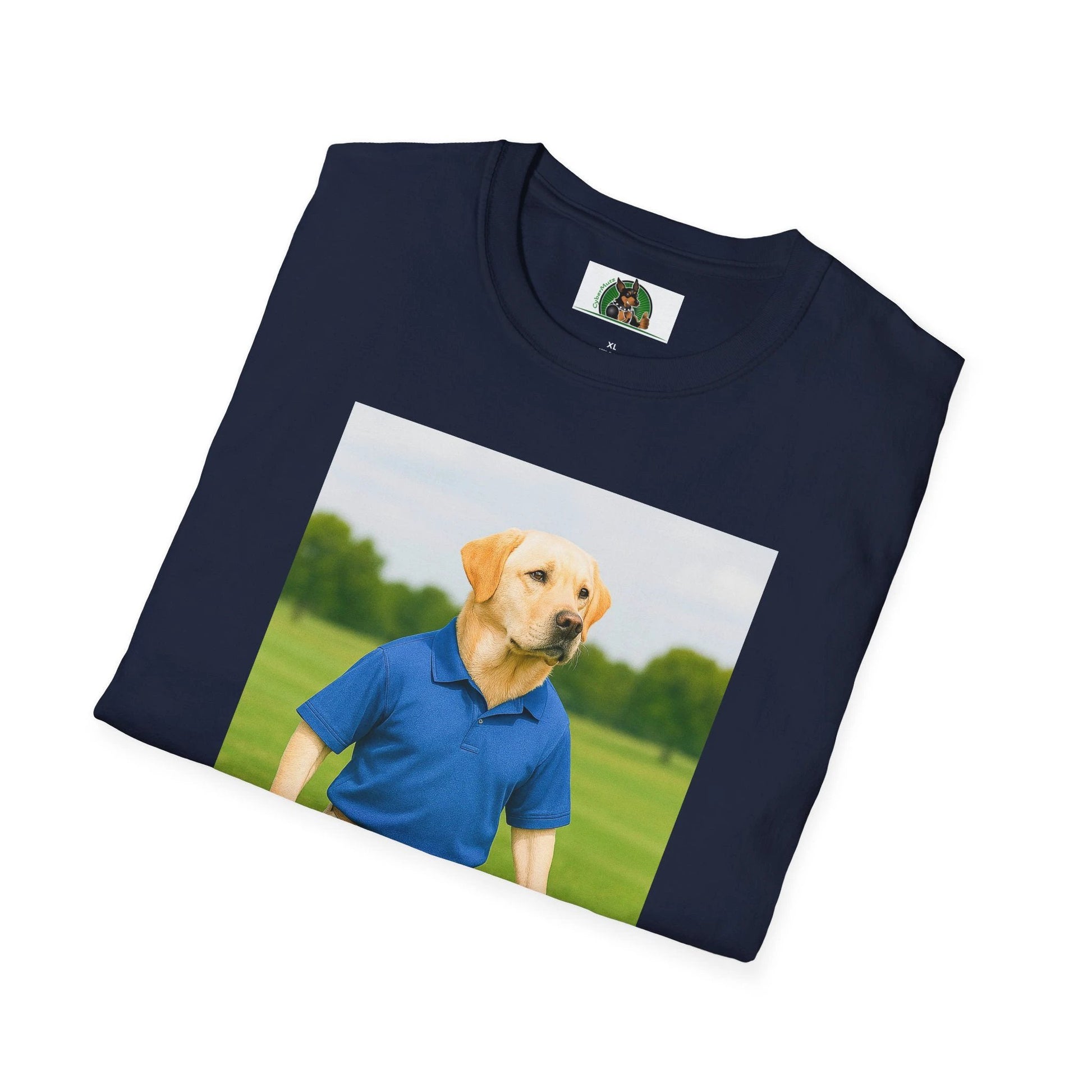 Labrador Retriever Golf T-Shirt — Sports Dog Tee for Dog Lovers T-Shirt Printify