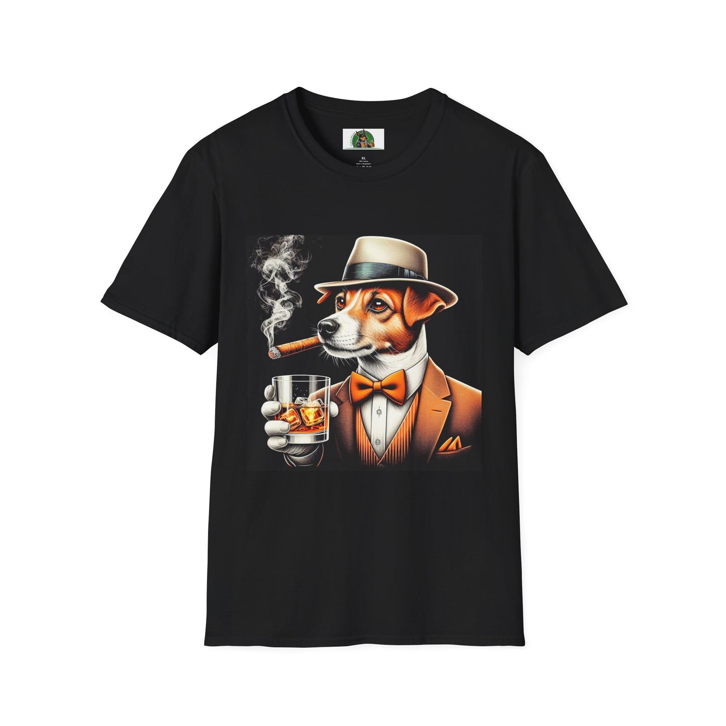Jack Russell T-Shirt Printify S Black