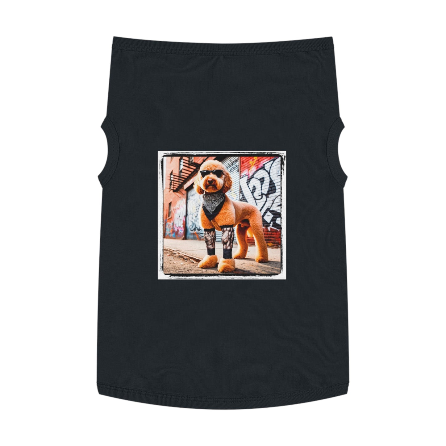 Pet Tank Top Sheepadoodle Pets Printify XL Black 