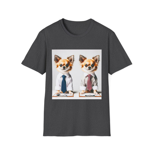 Chihuahua T-Shirt Printify XS Dark Heather