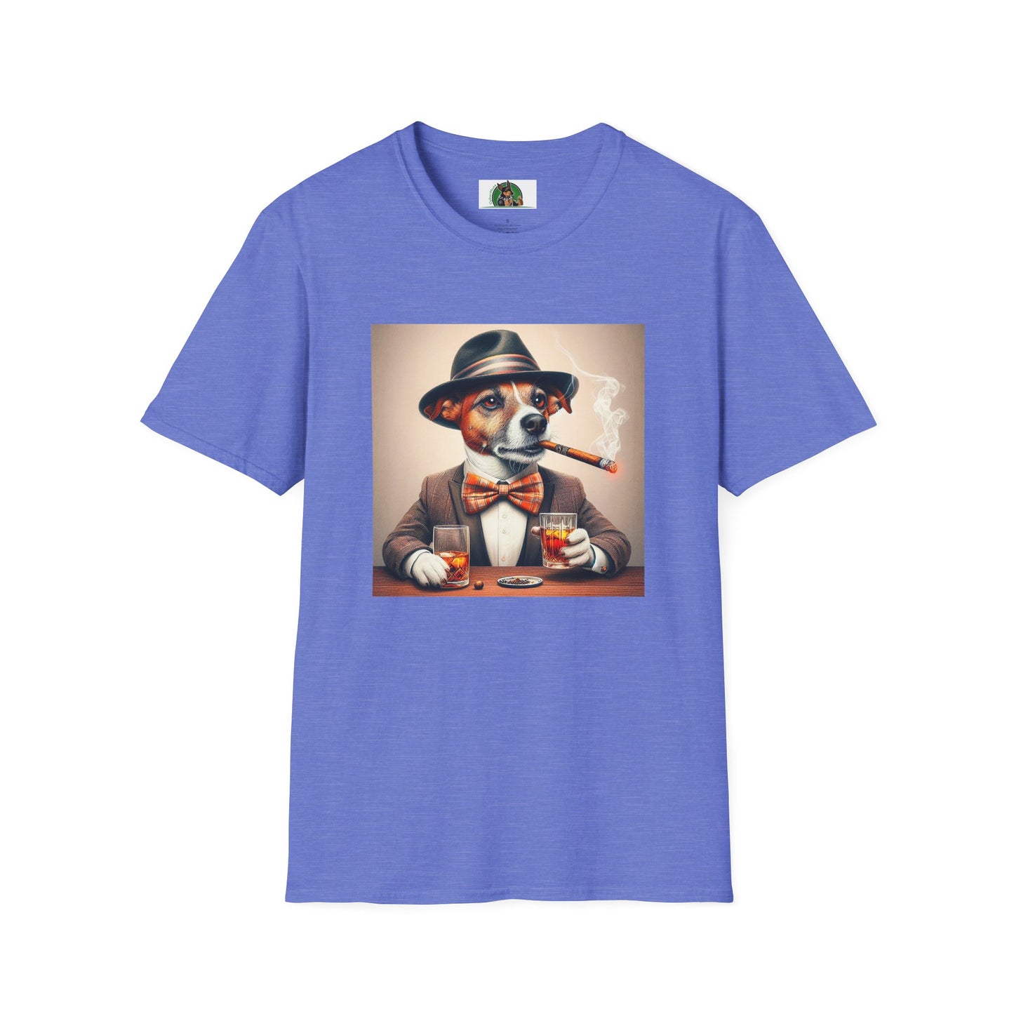 Jack Russell T-Shirt Printify S Heather Royal