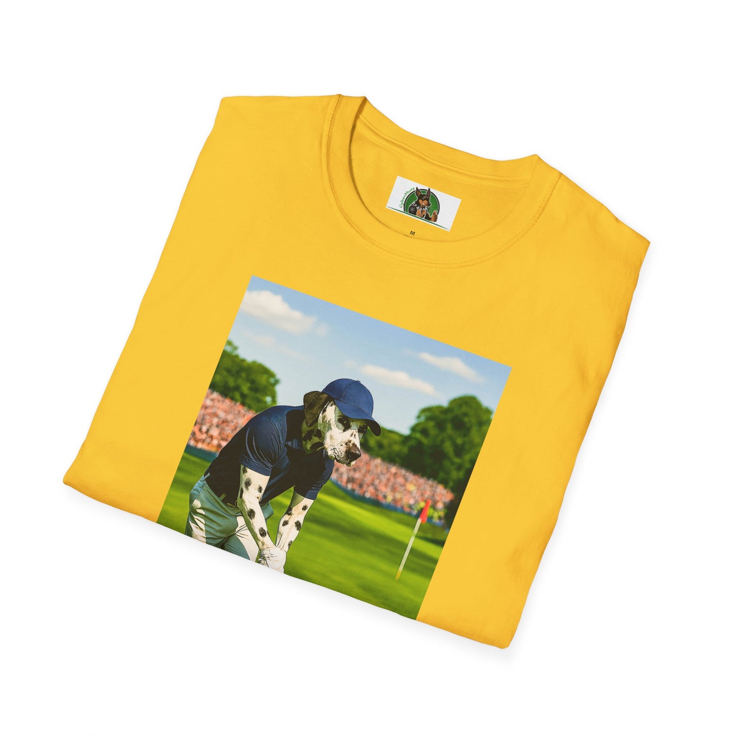 Golf Dalmatian Sports T-Shirt
