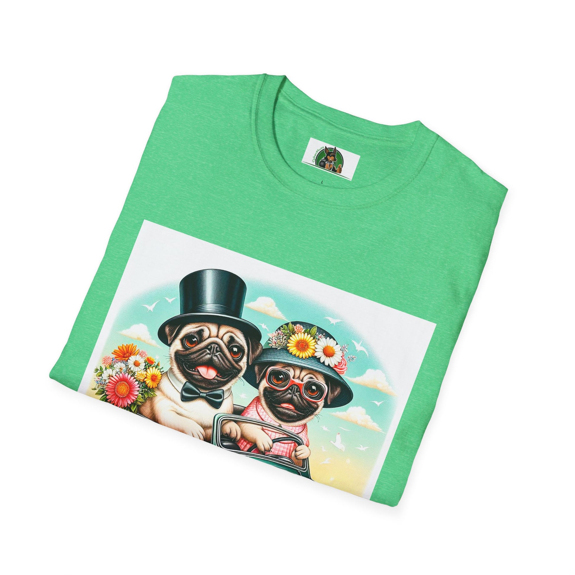 Wacky Pugs T-Shirt Printify   