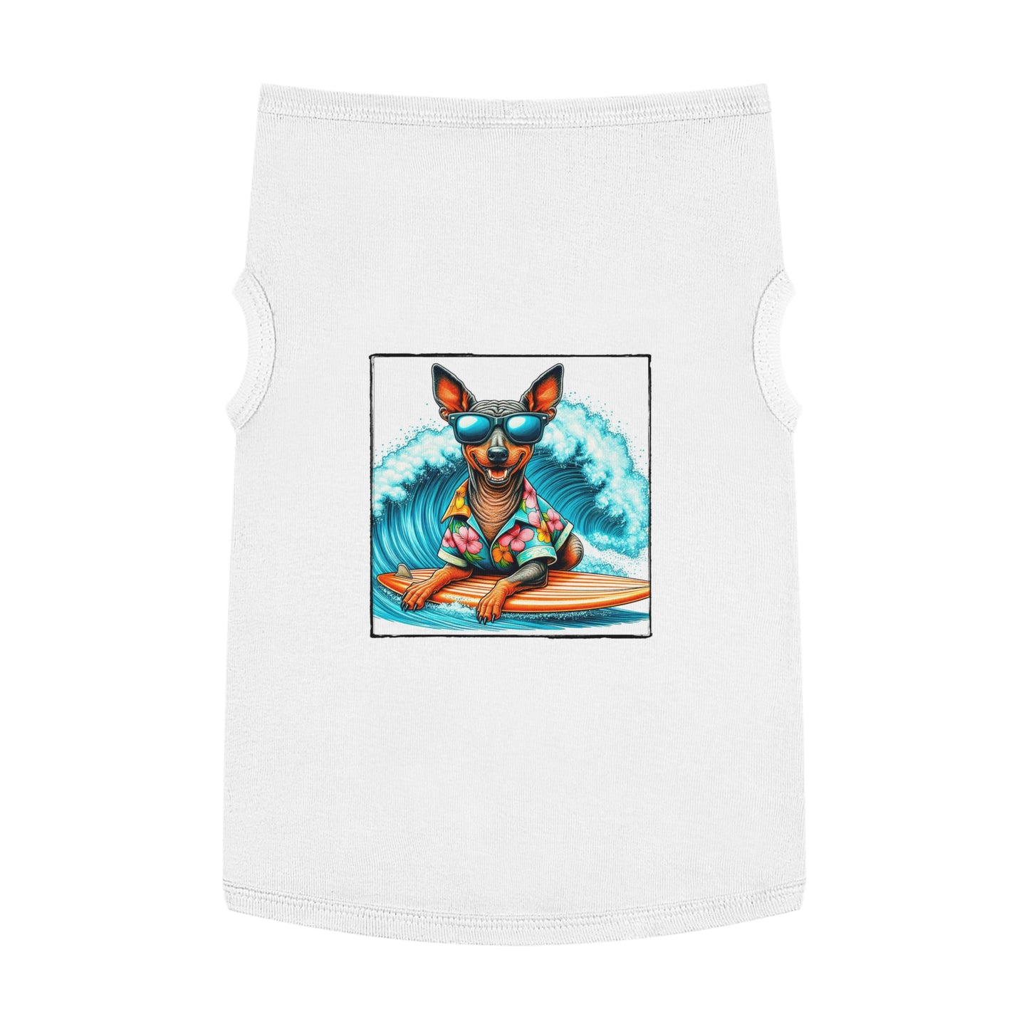 Pet Tank Top Mexican Hairless Pets Printify XL White