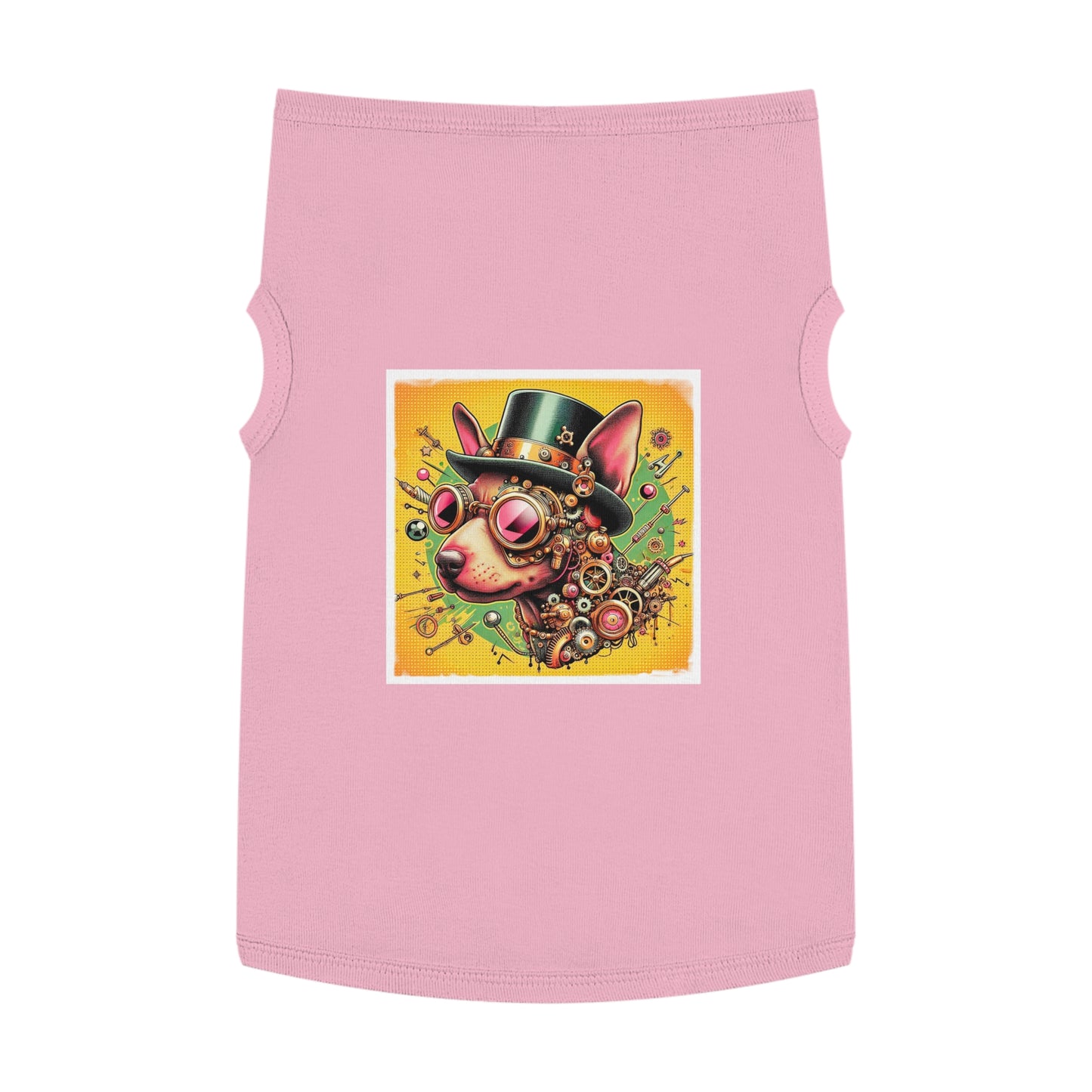 Dog Tank Top - Min Pin Tank Tops Pets Printify XL Pink 