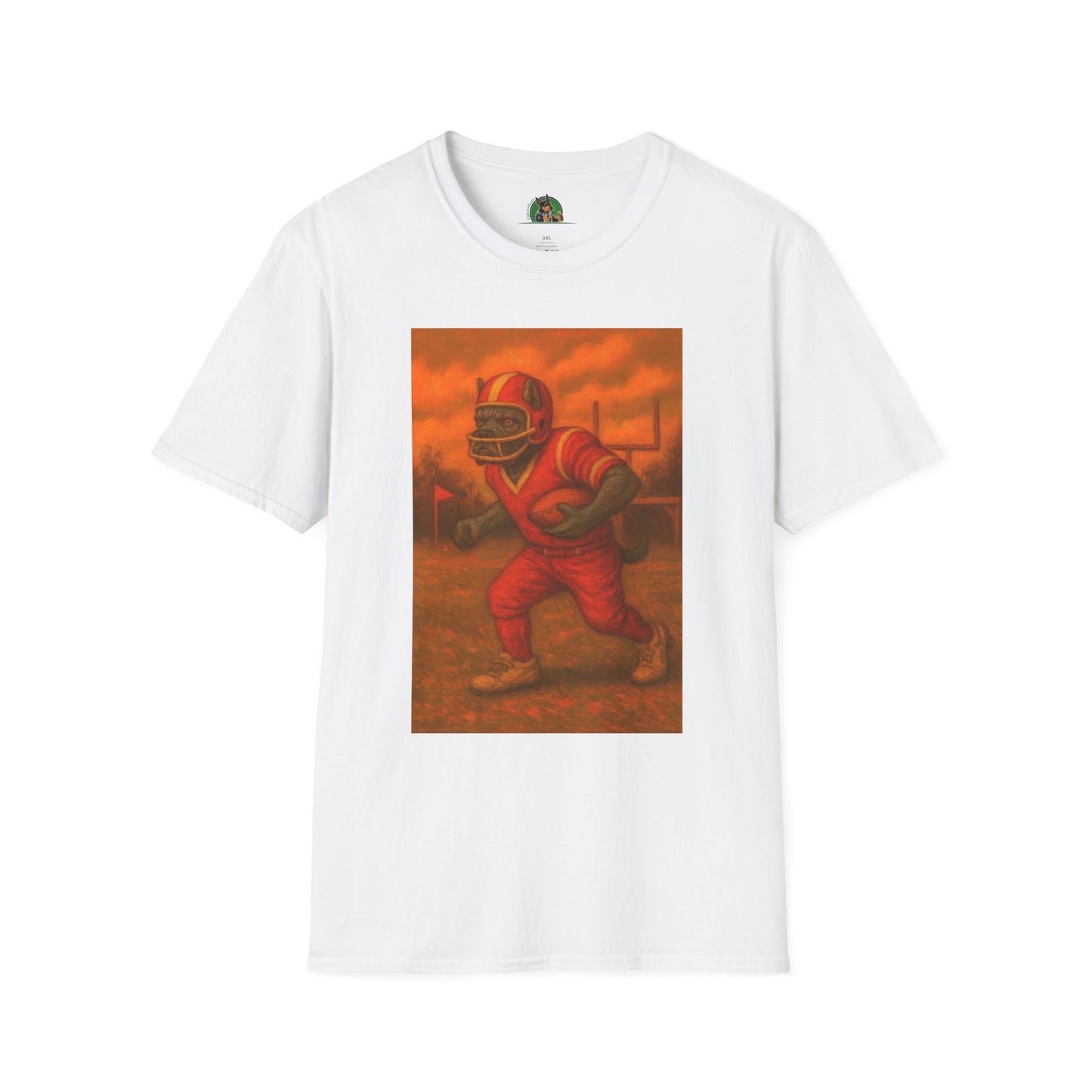 Unisex T-Shirt - Cane Corso Sports Football Design T-Shirt Printify White S