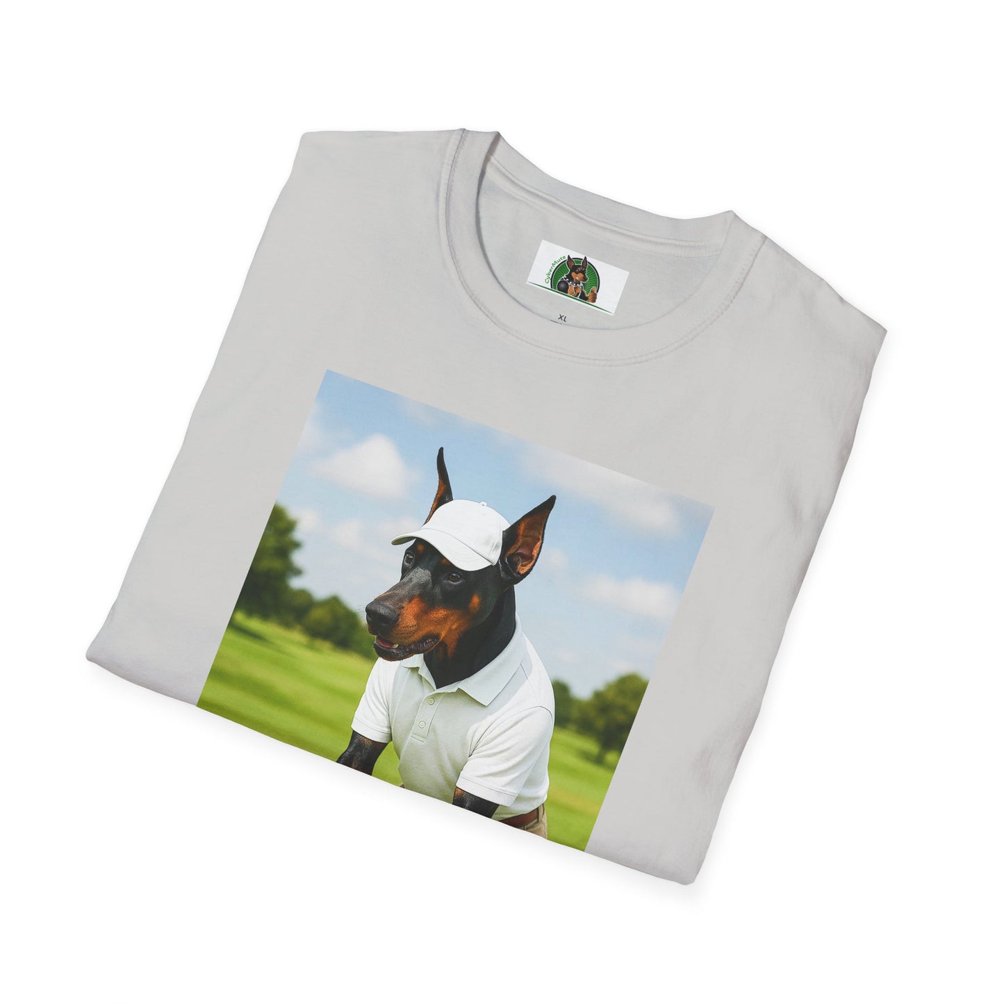 Golf Doberman Sports T-Shirt