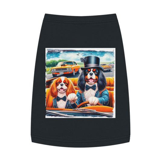 Pet Tank Top Cavalier King Charles Spaniel Pets Printify M Black 