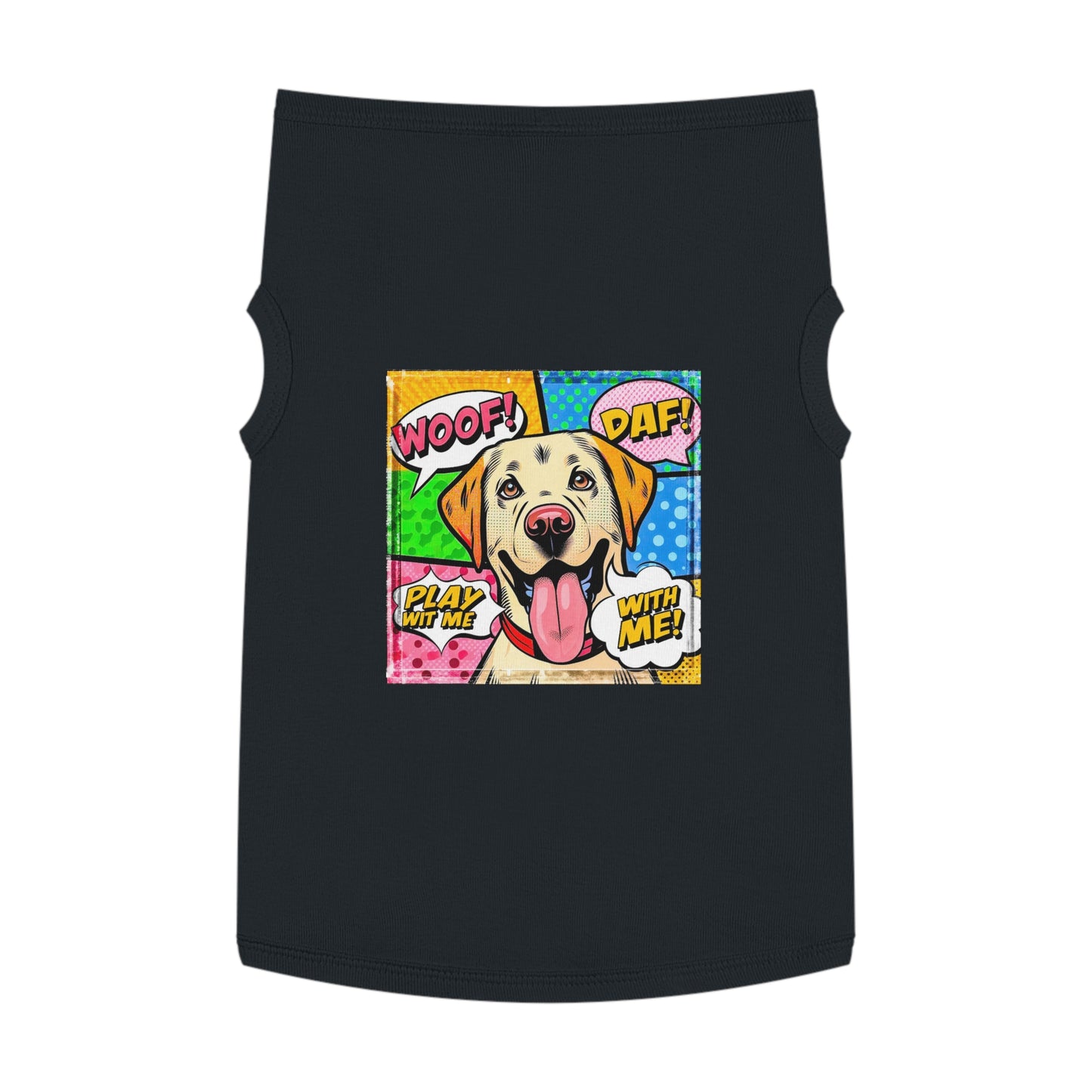 Wacky Pet Tank Top Labrador Retriever Pets Printify   