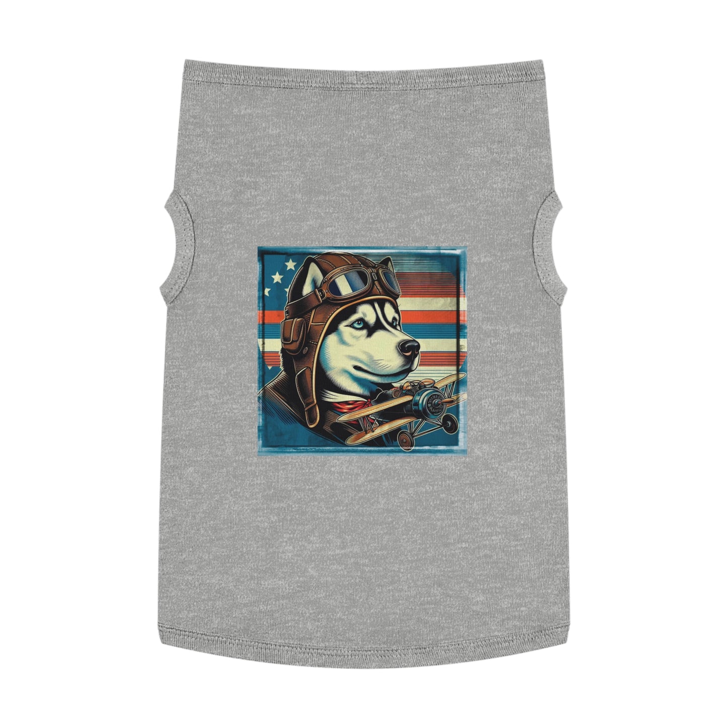 Pet Tank Top Husky Pets Printify XL Heather 