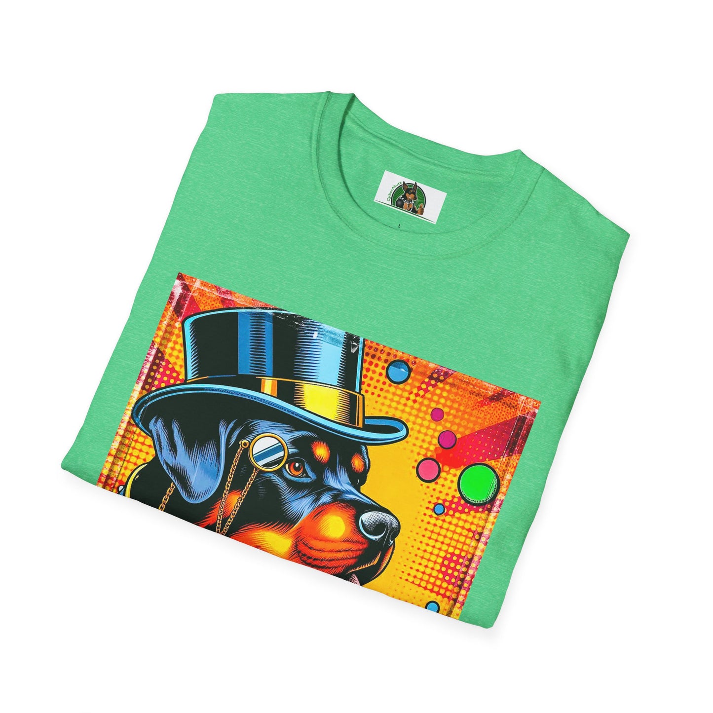 Rottweiler colorful steam punk