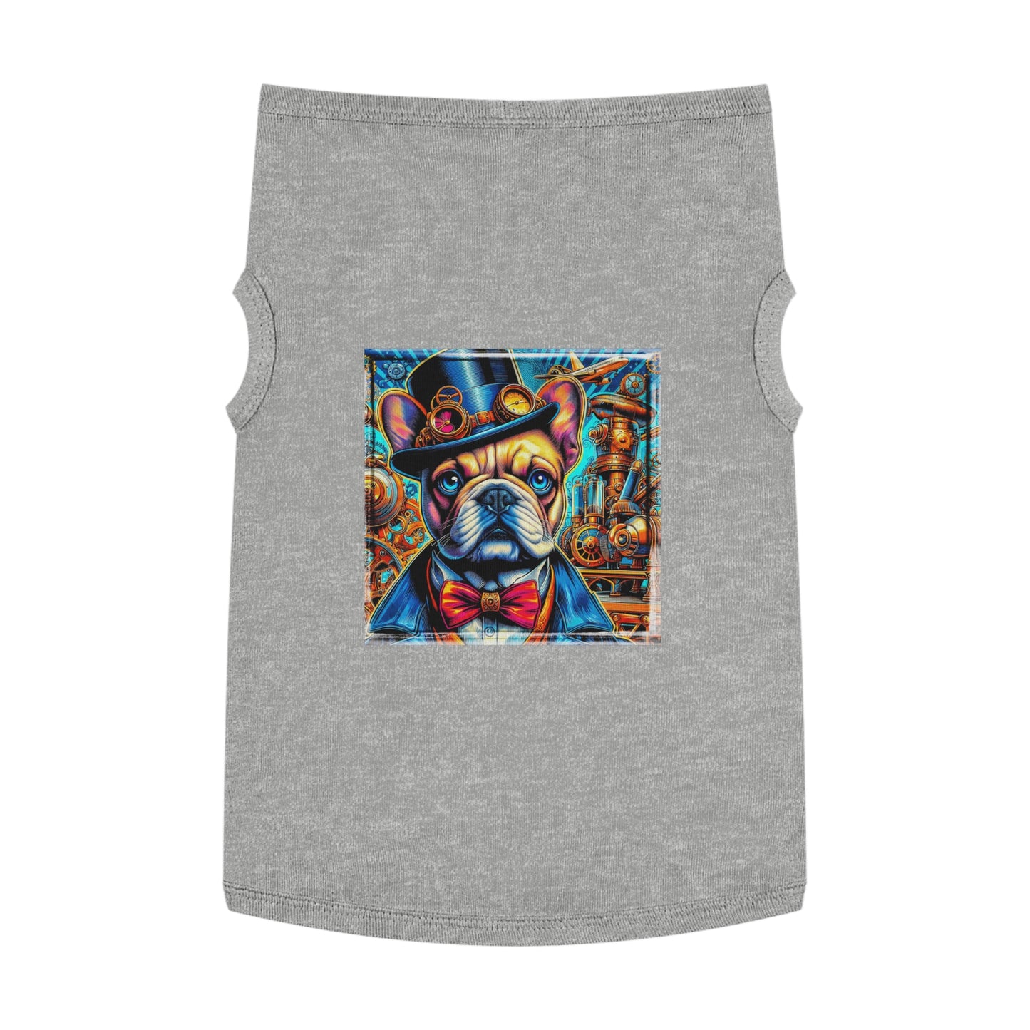 Pet Tank Top French Bulldog Pets Printify XL Heather