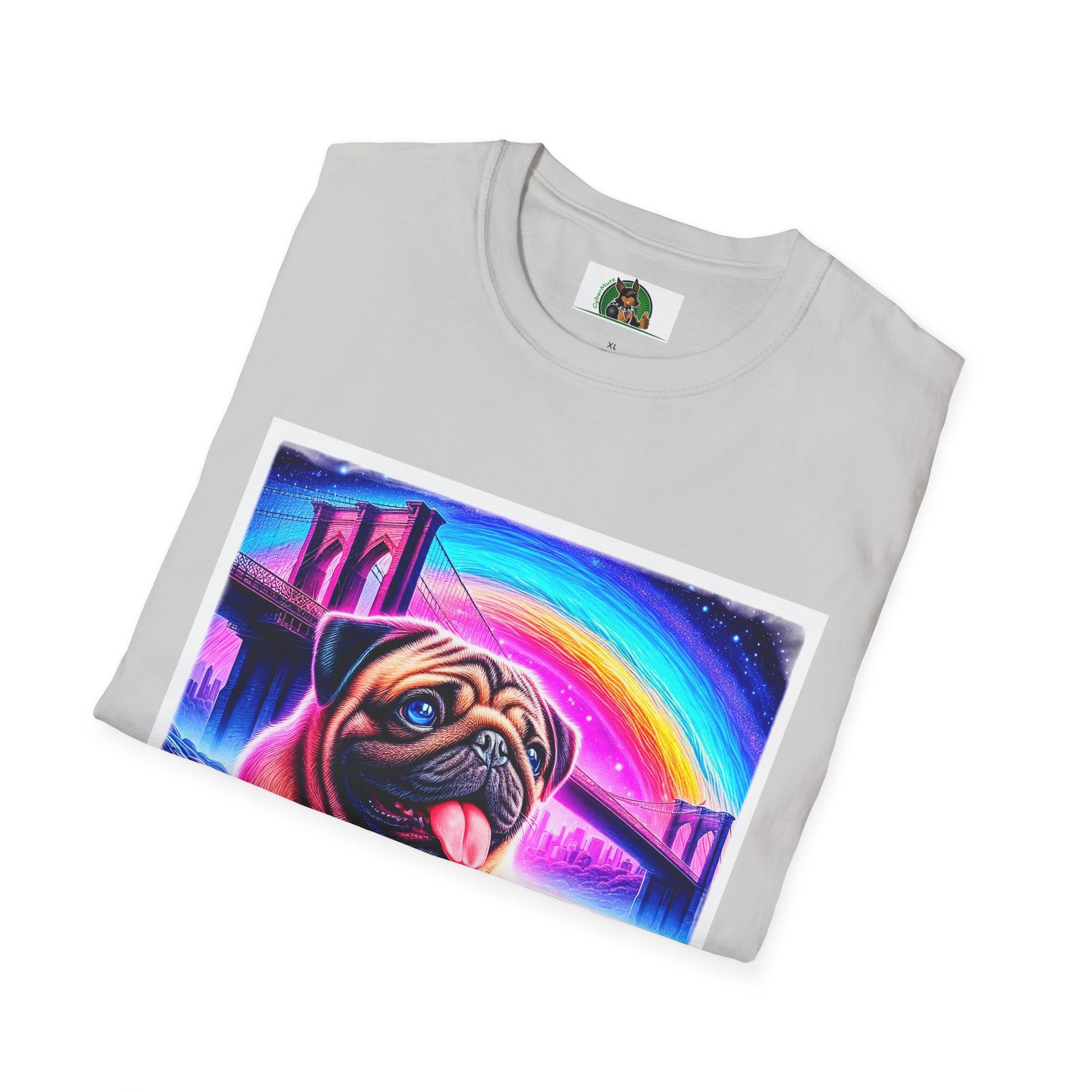 Pugs T-Shirt Printify   