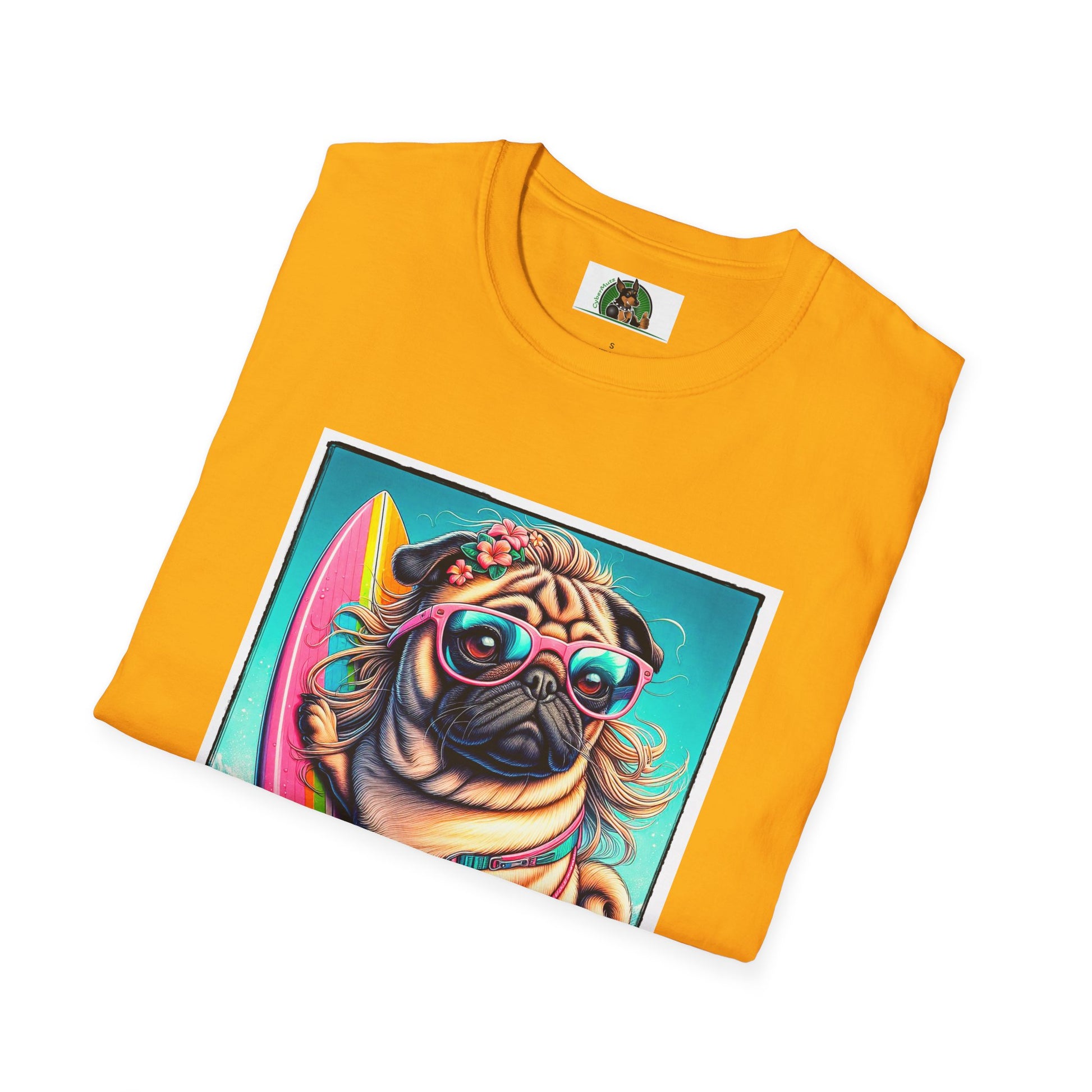 Pugs T-Shirt Printify   