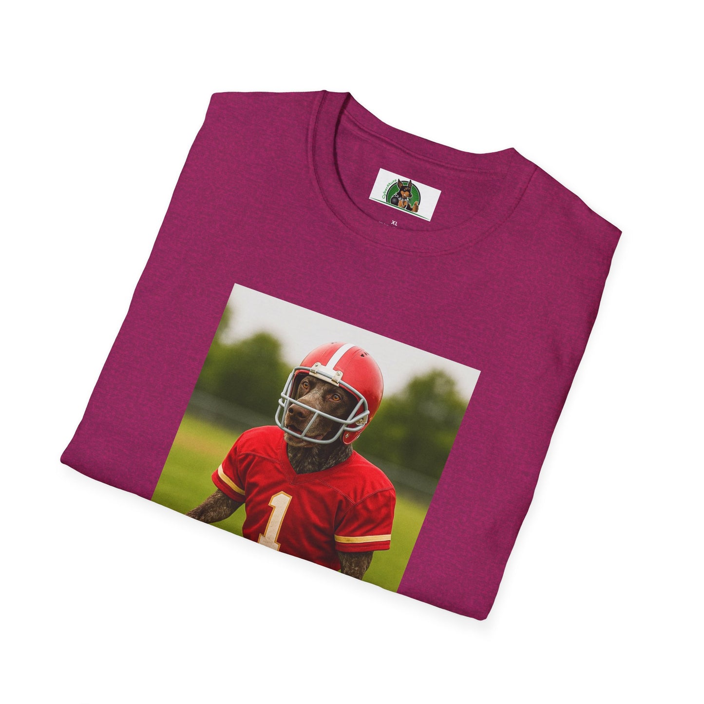 German Shorthaired Pointer Football T-Shirt — GSP Sports Tee