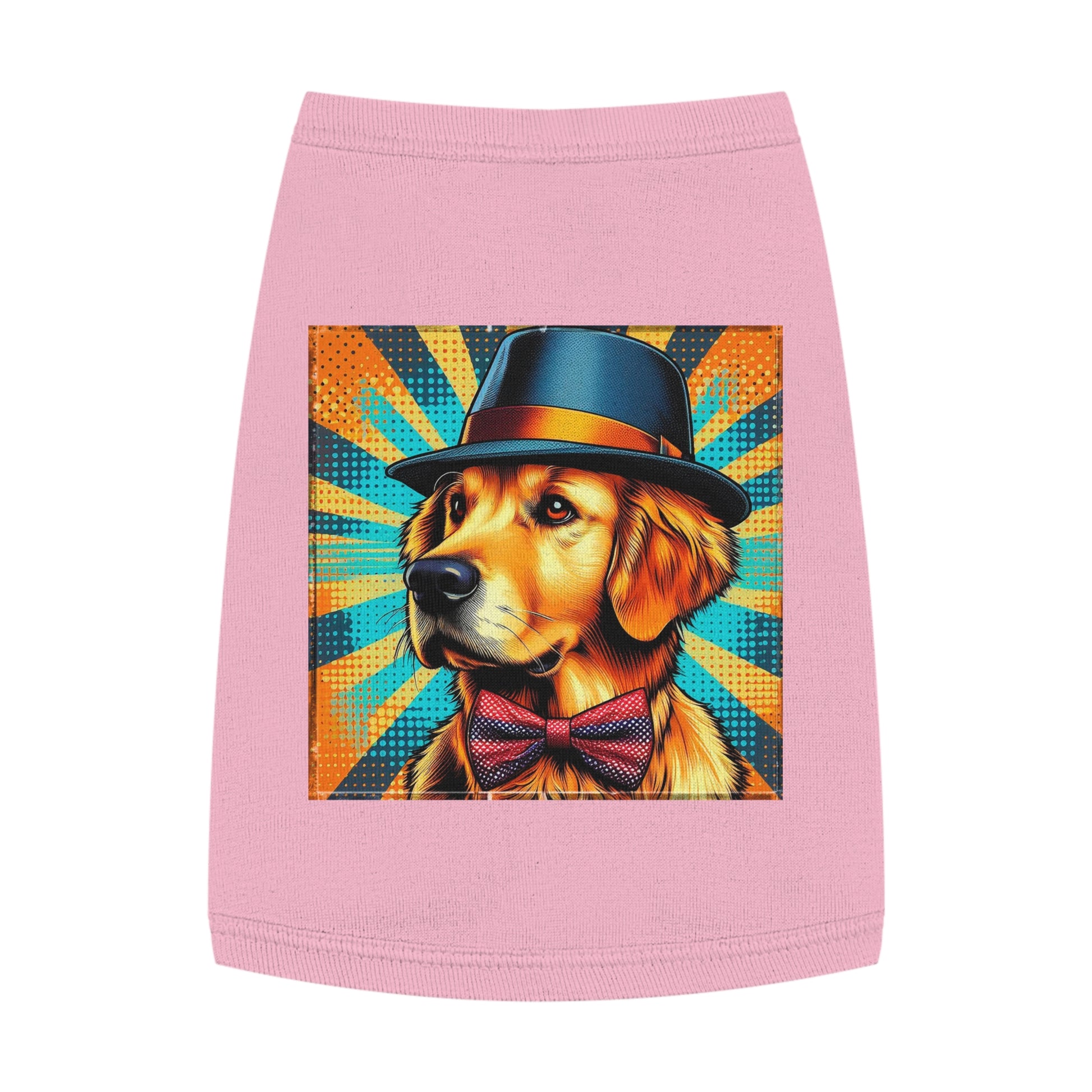 Golden Retriever pet tank top Pets Printify   