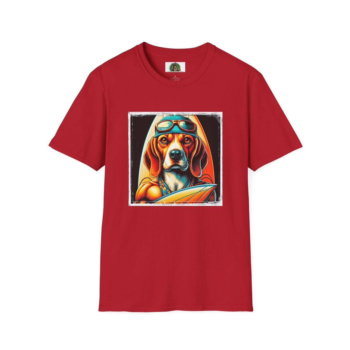Beagle Nose Work Dog Toy For Scent Tracking Training And Hunting Instincts Exercise Bonding T-Shirt Printify S Cherry Red