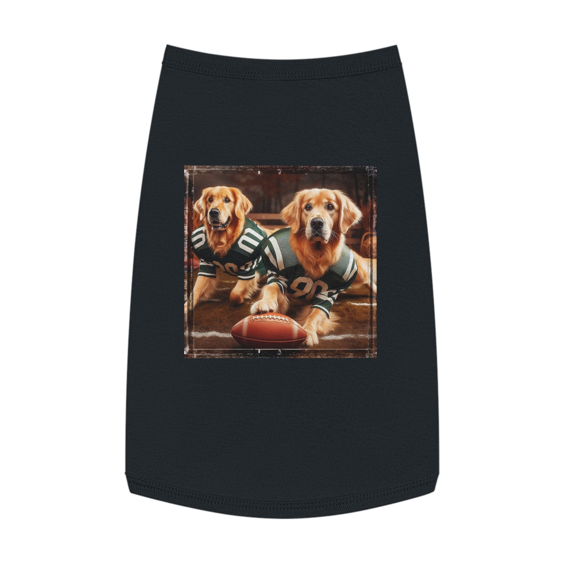 Golden Retriever pet tank top Pets Printify   