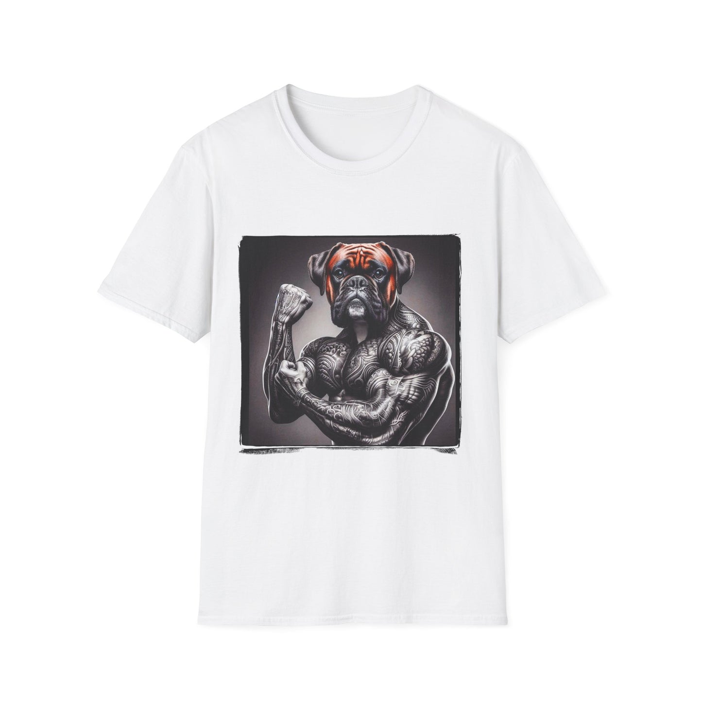 Boxer T-Shirt Printify S White 