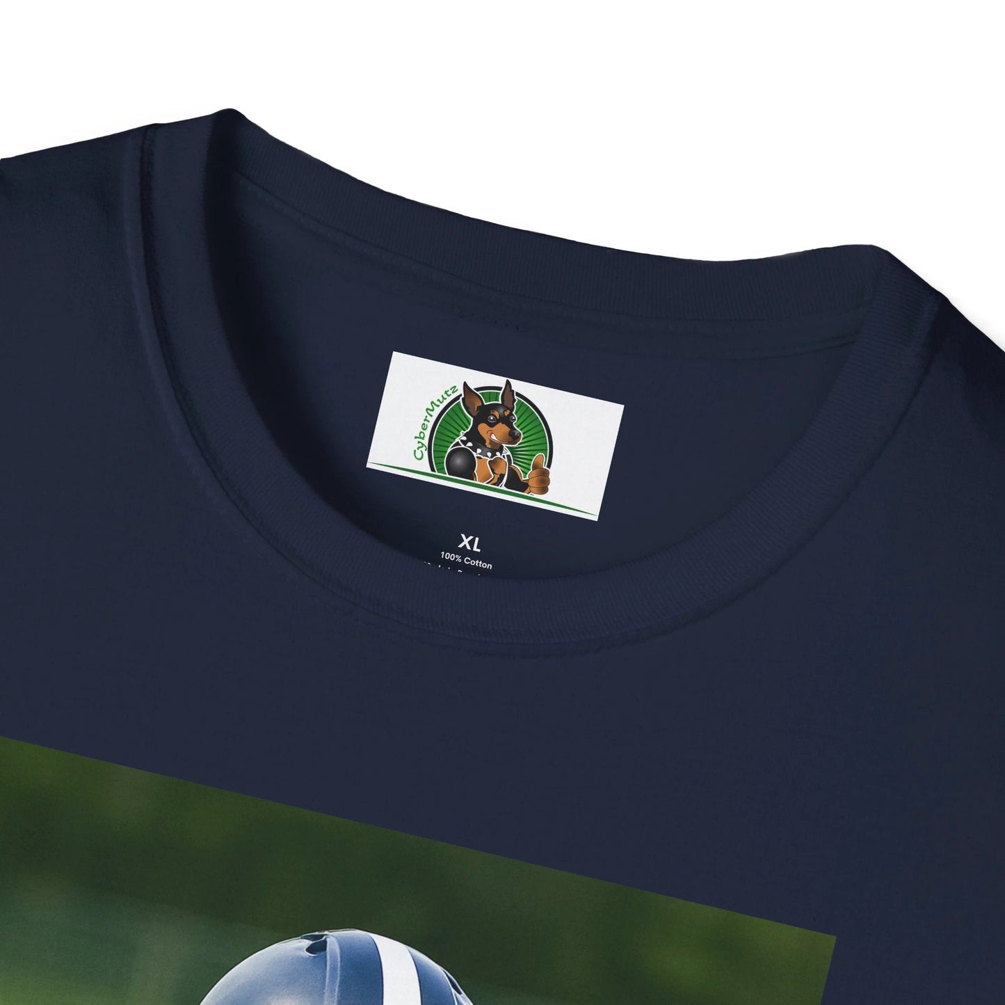 Jack Russell Football T-Shirt — Sports Dog Tee T-Shirt Printify