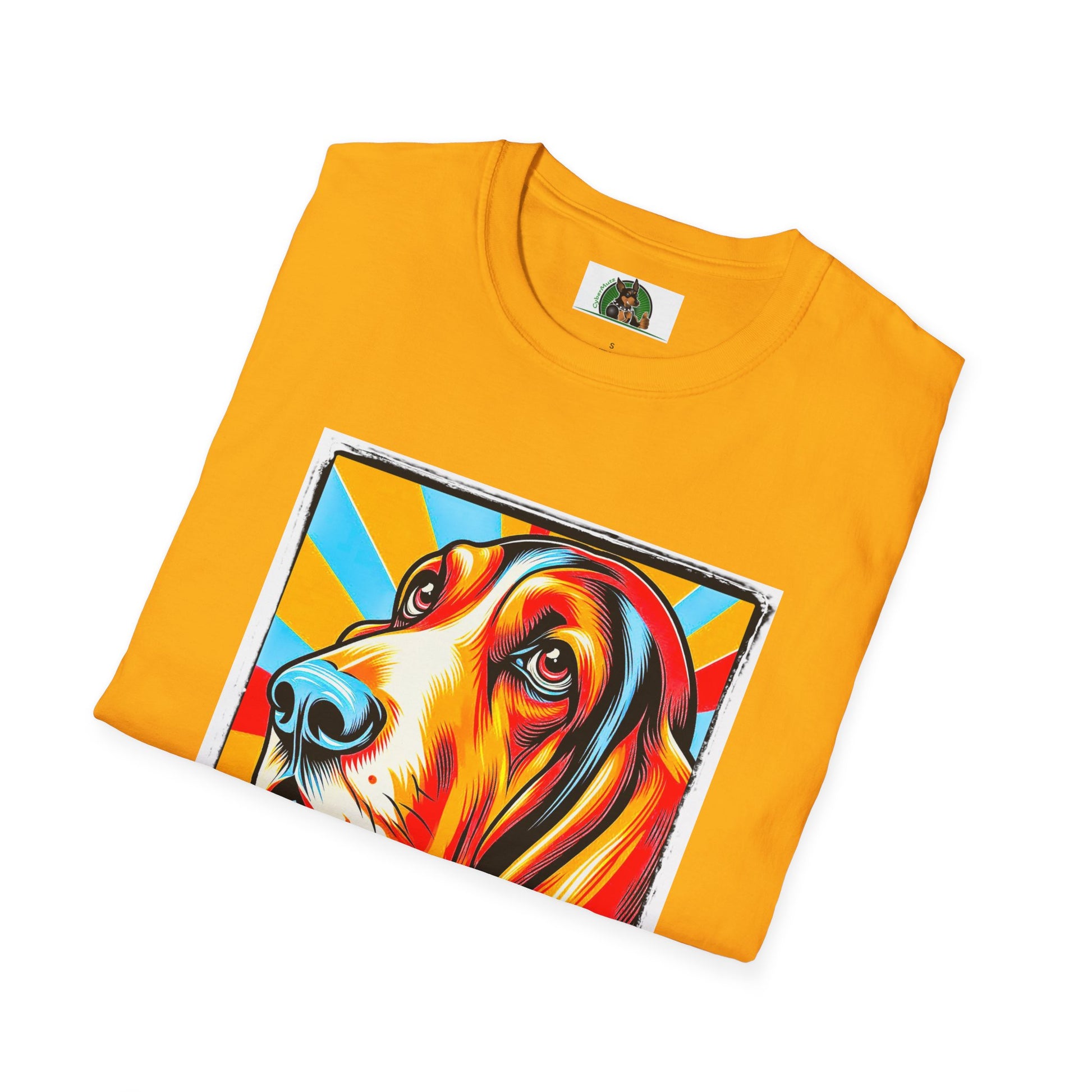 Basset Hound Pop Art 2 T-Shirt Printify   