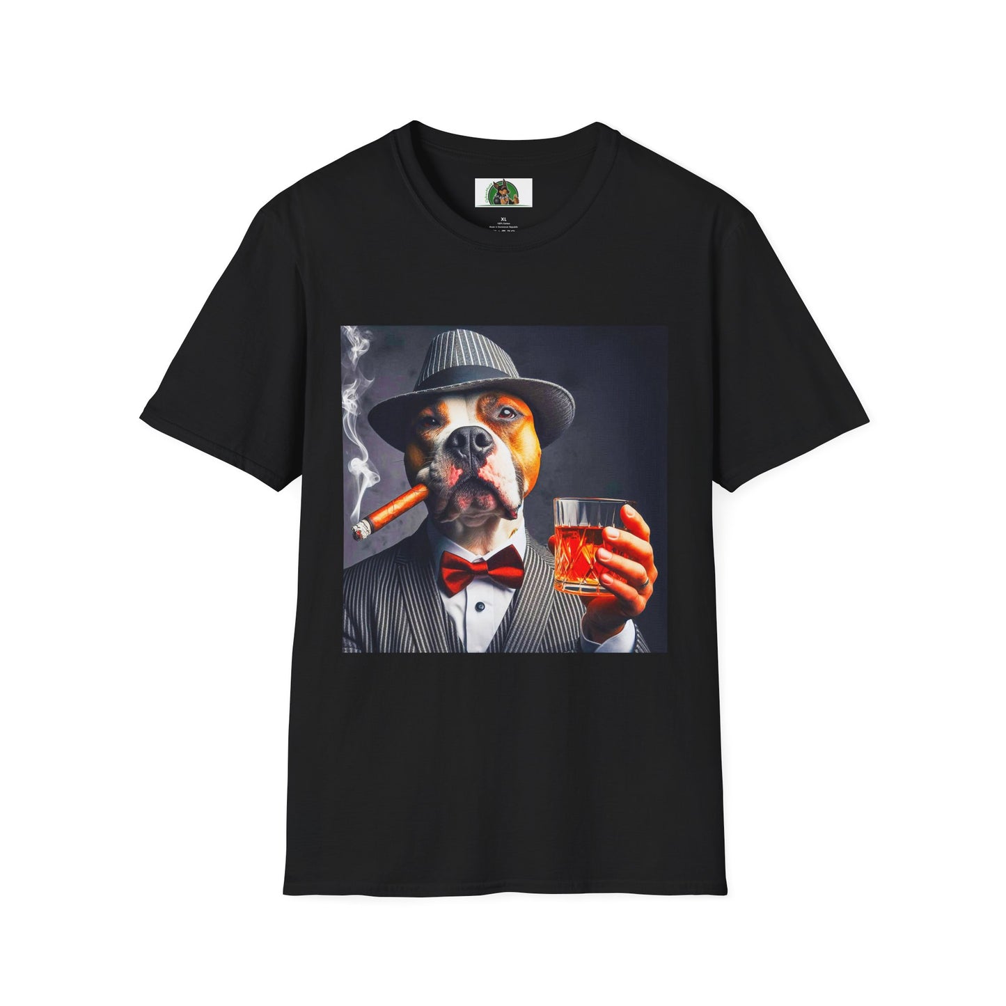 Pit Bull T-Shirt Printify XS Black