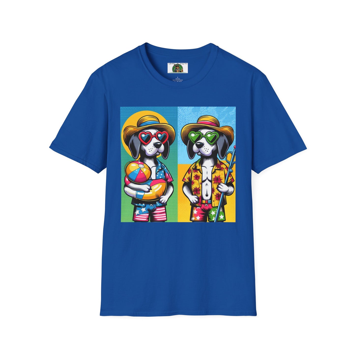 Wacky Pop Art T-Shirt Printify Royal S 