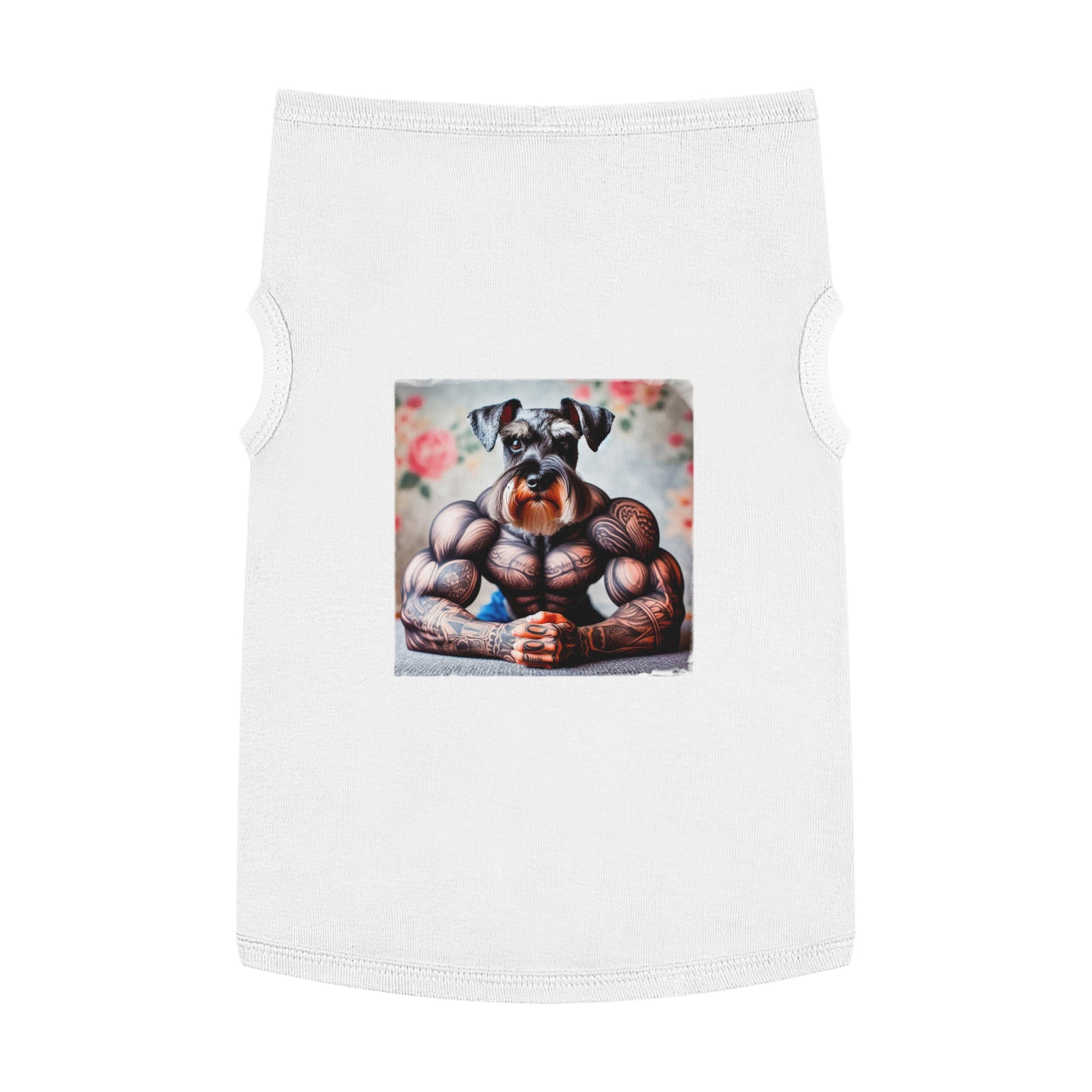 Pet Tank Top Miniature Schnauzer Pets Printify   