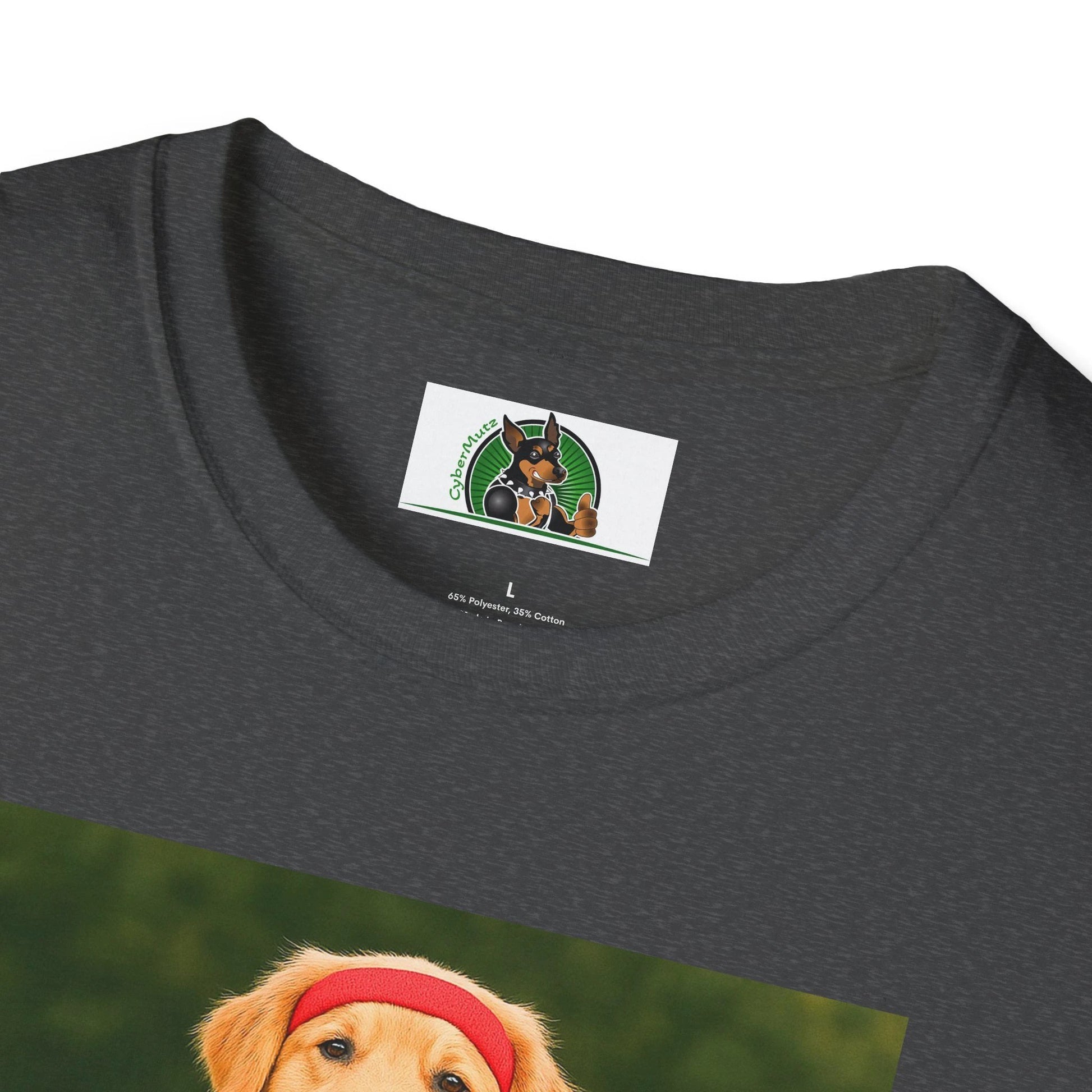 Golden Retriever Playing Basketball T-Shirt — Sports Dog Tee T-Shirt Printify