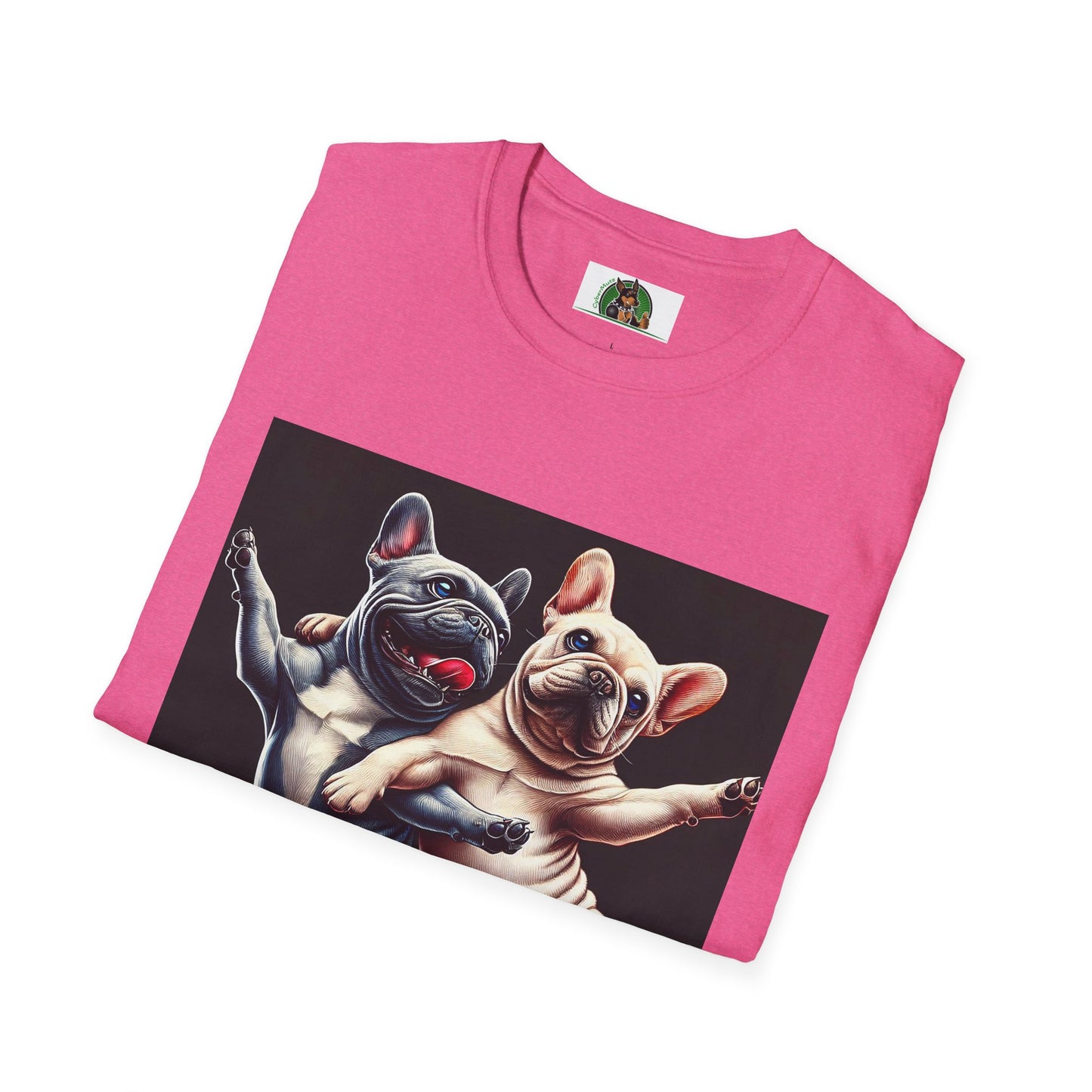 French Bulldogs Dancing Unisex T-Shirt