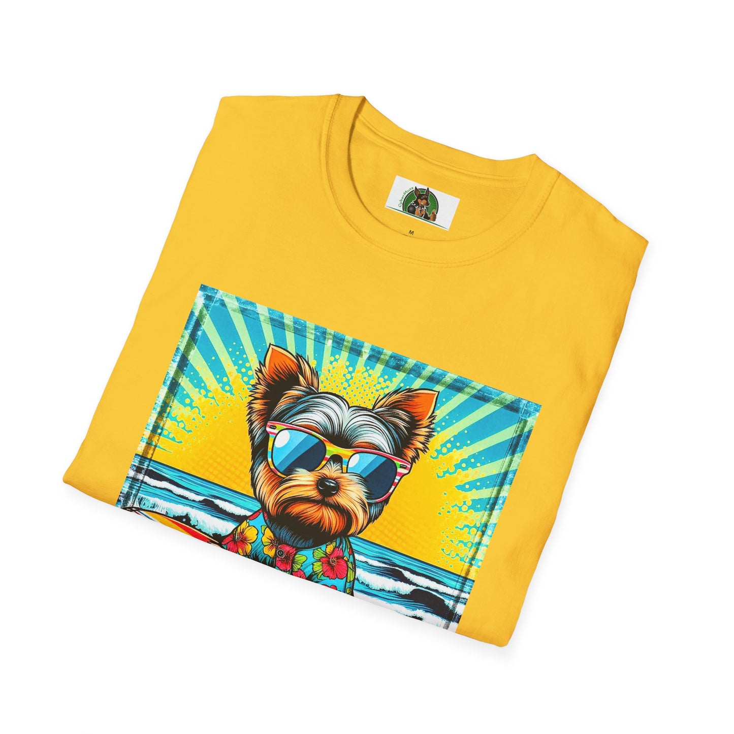 Yorkie pop art cutie shirt