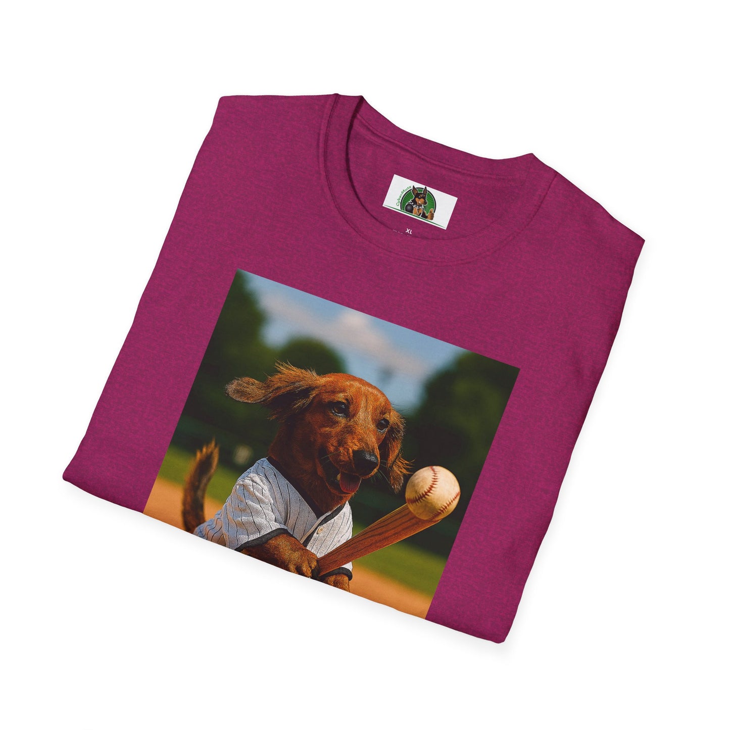 Sports Dachshund Baseball T-Shirt