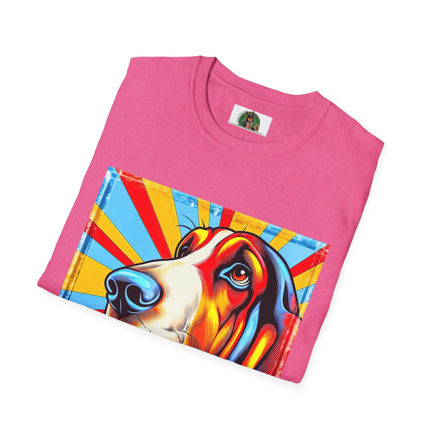 Basset Hound Bright Pop Art Pic