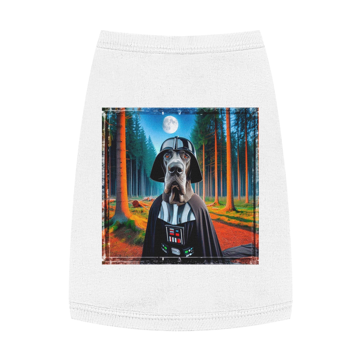 Pet Tank Top Great Dane Pets Printify M White 