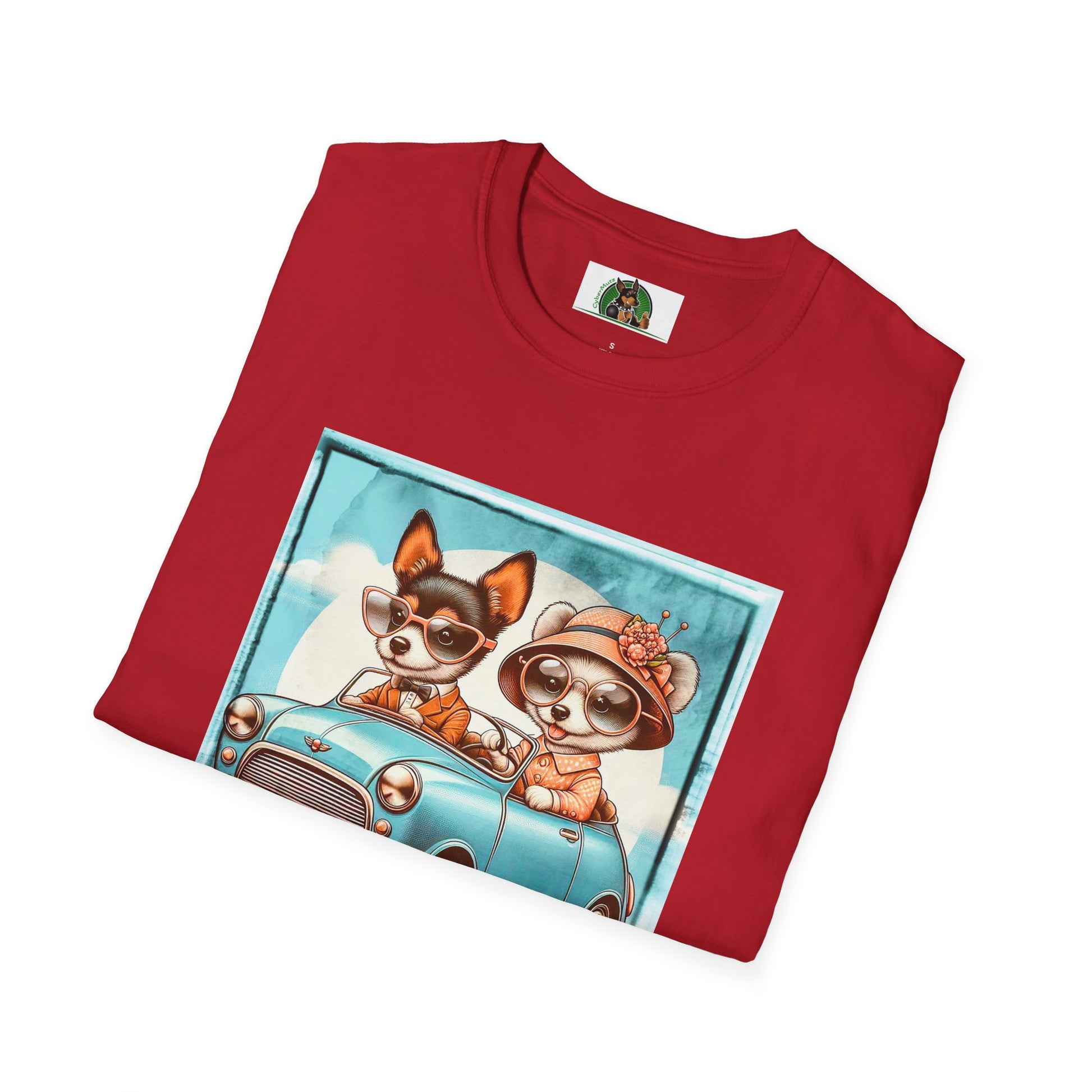 Wacky Rat Terrier T-Shirt T-Shirt Printify   