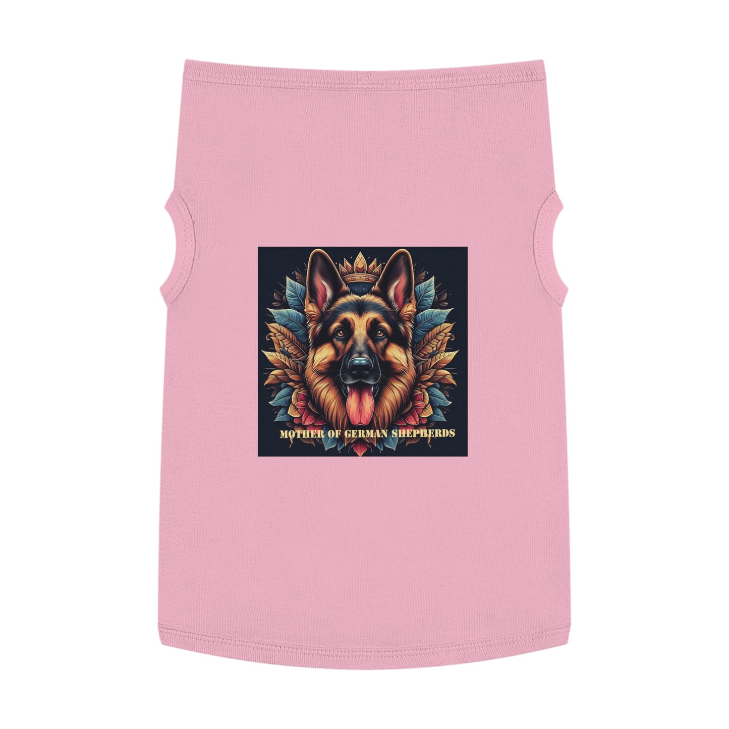 Pet Tank Top German Shepherd Pets Printify XL Pink 