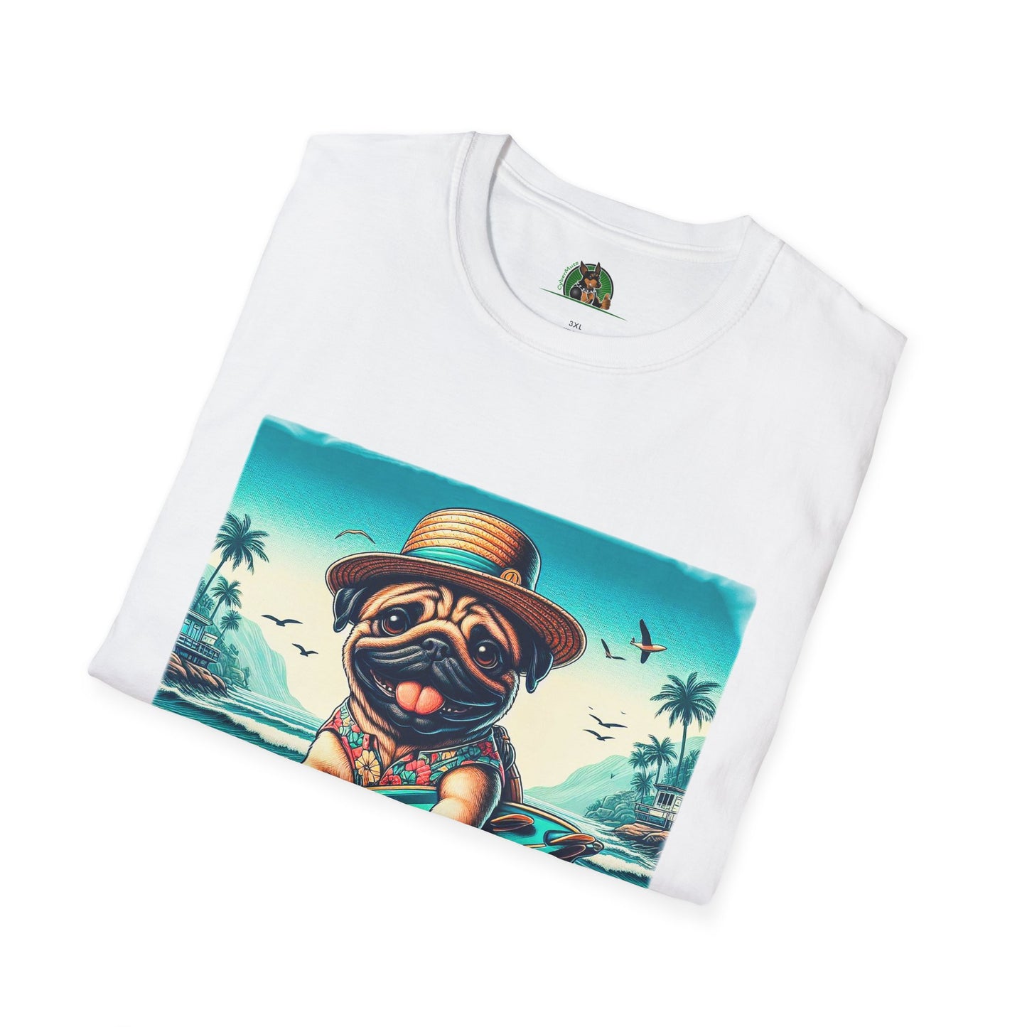 Pugs T-Shirt Printify   