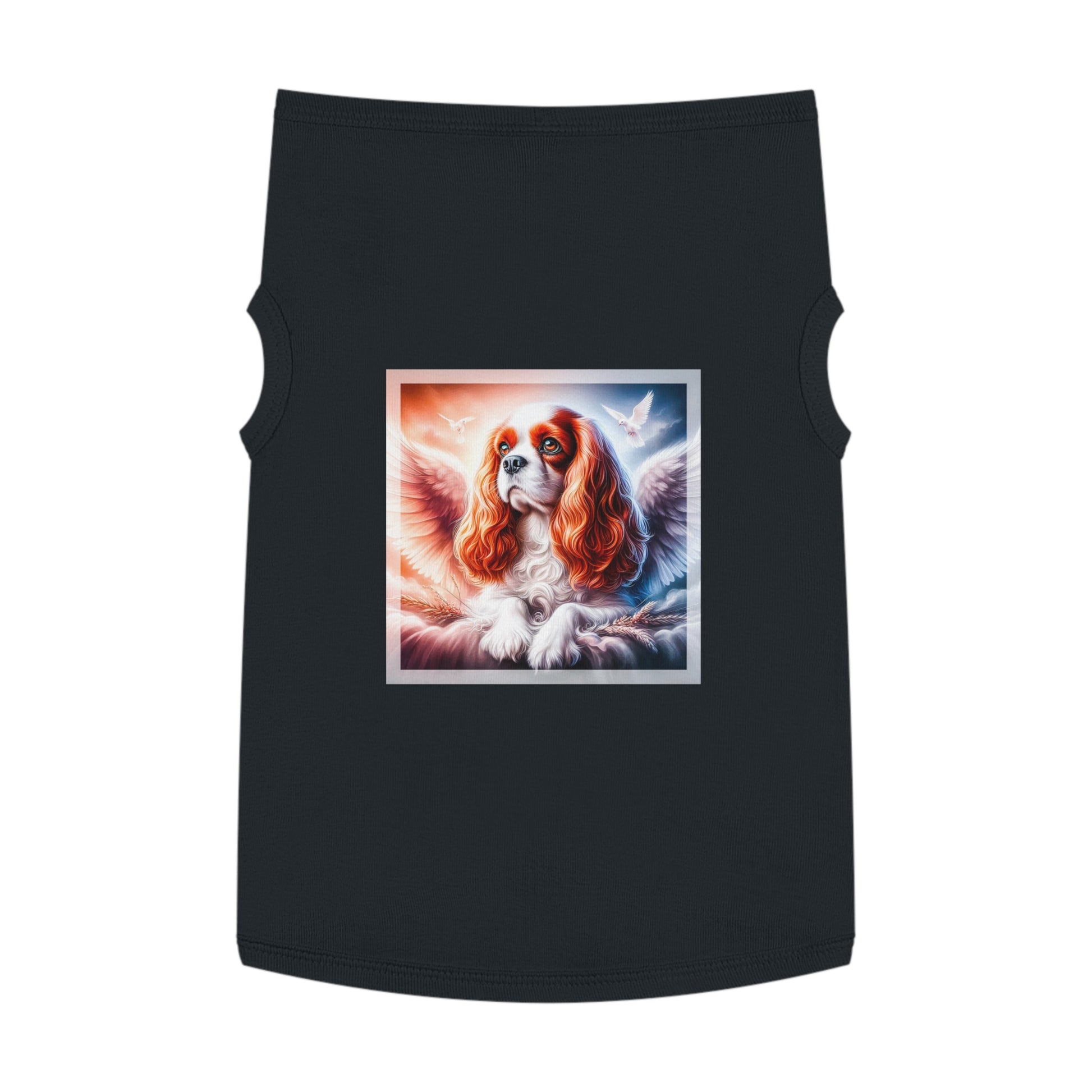 Pet Tank Top Cavalier King Charles Spaniel Angel Pets Printify