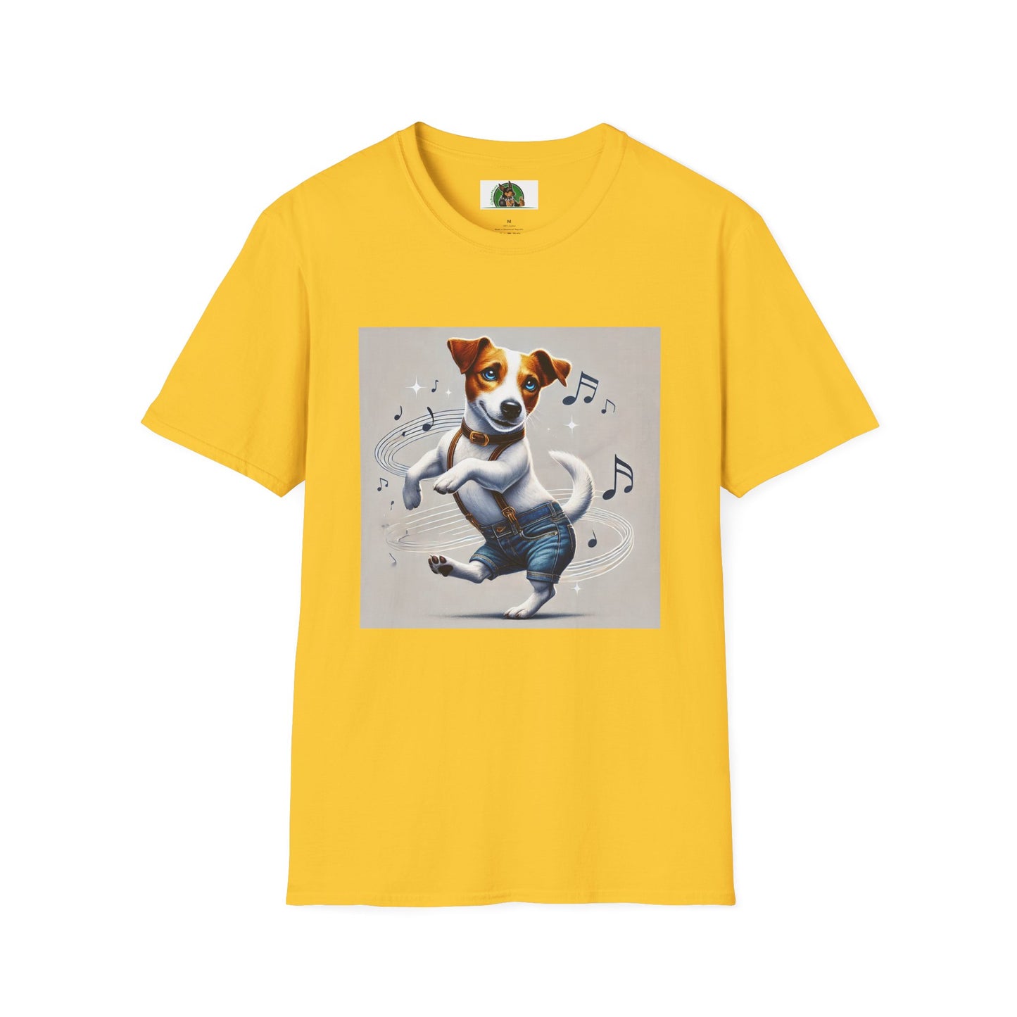 Dancing Jack Russell Tee T-Shirt Printify S Daisy