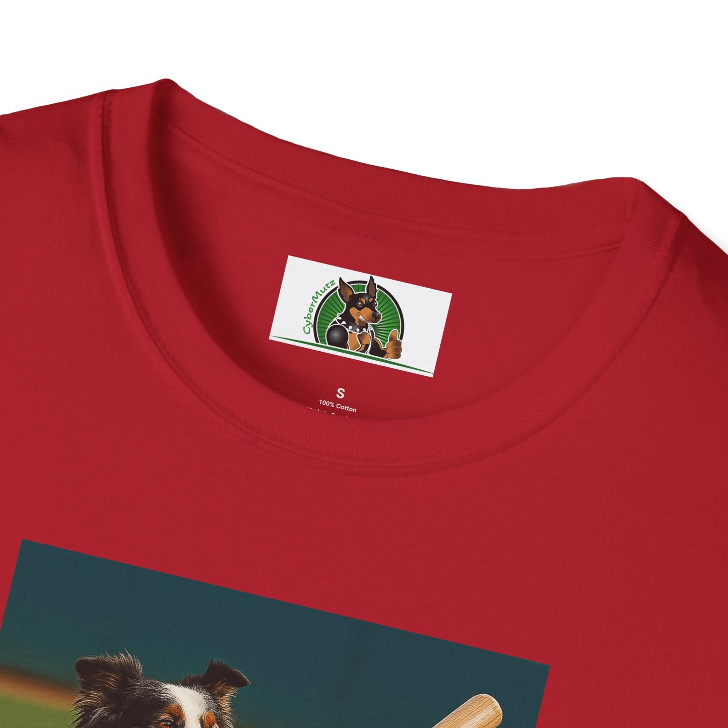 Sports Baseball Australian Shepherd Unisex T-Shirt