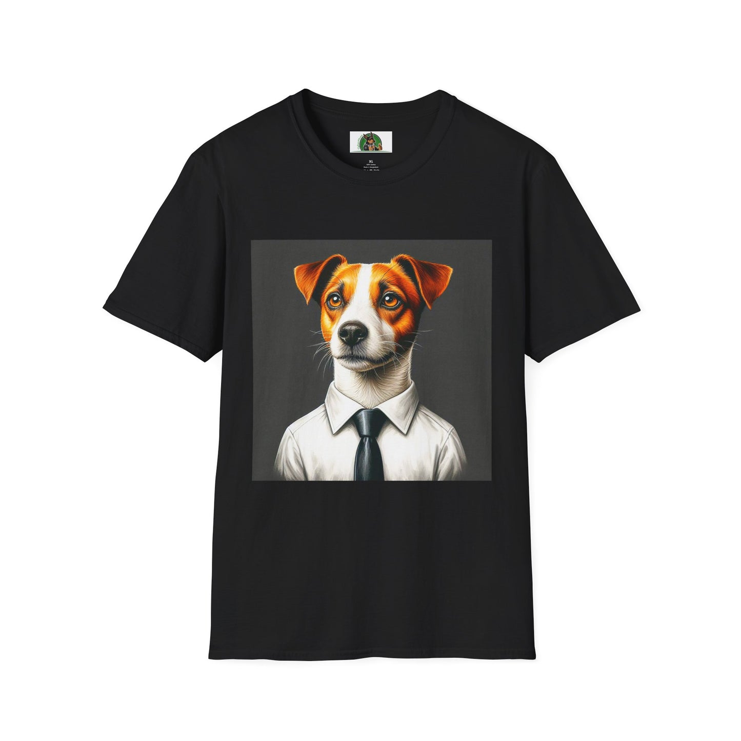 Jack Russell T-Shirt Printify S Black