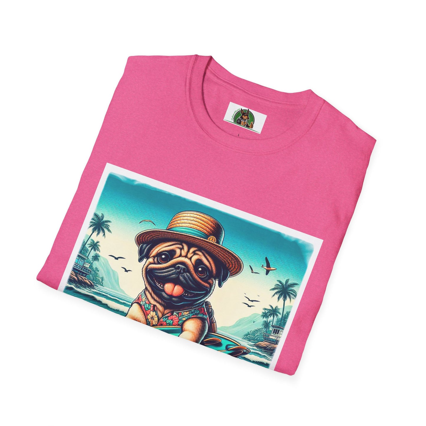 Pugs T-Shirt Printify   